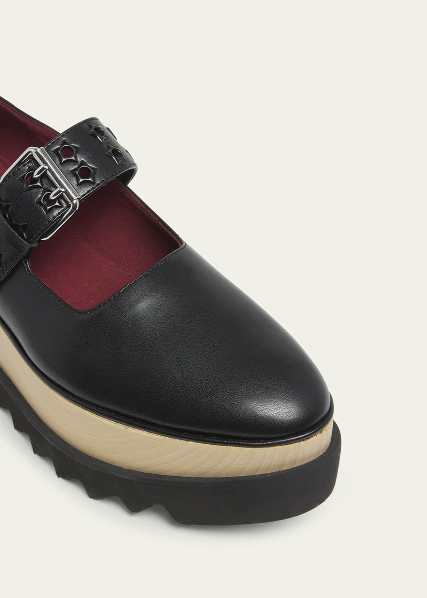 Stella McCartney Elyse Vegan Mary Jane Platform Loafers Image 3 of 3