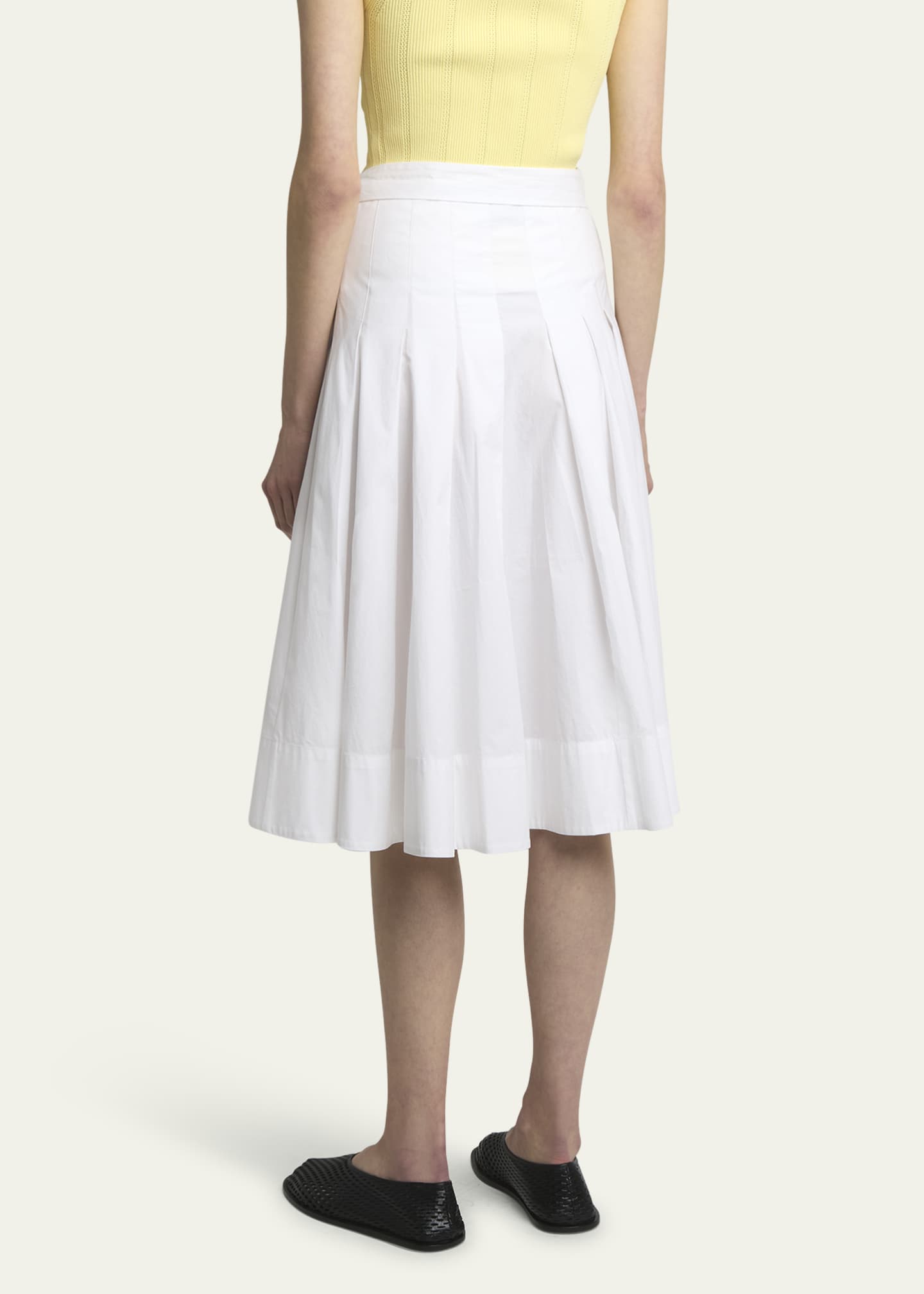 Proenza Schouler White Label Peters Pleated Knee Length Skirt Bergdorf Goodman