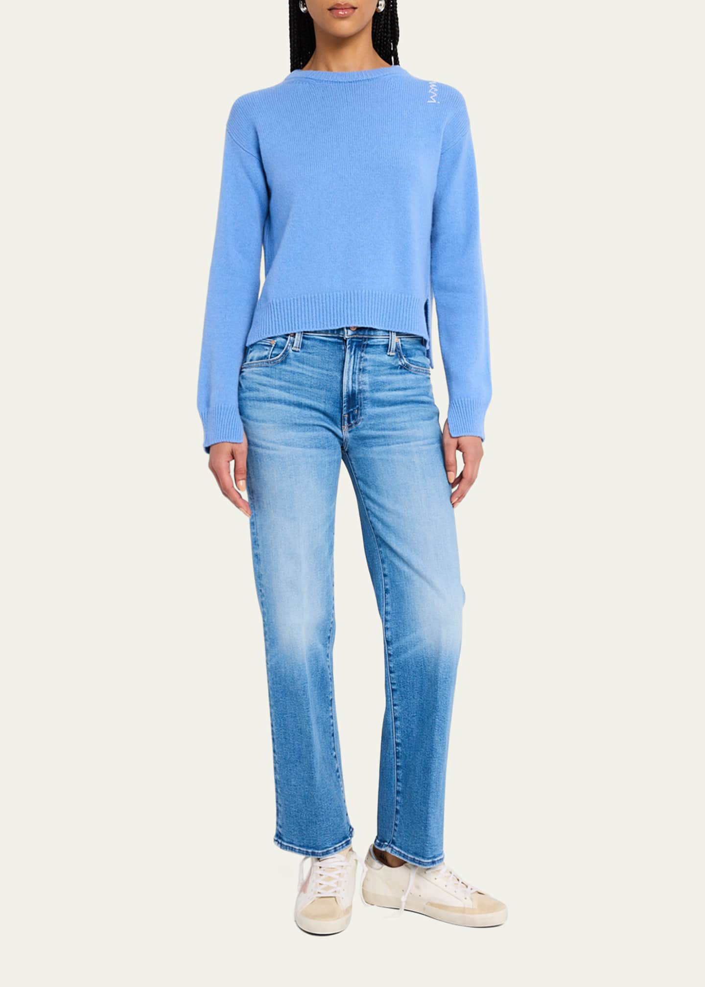 MOTHER The Mid-Rise Rambler Zip Ankle Jeans Image 2 of 5