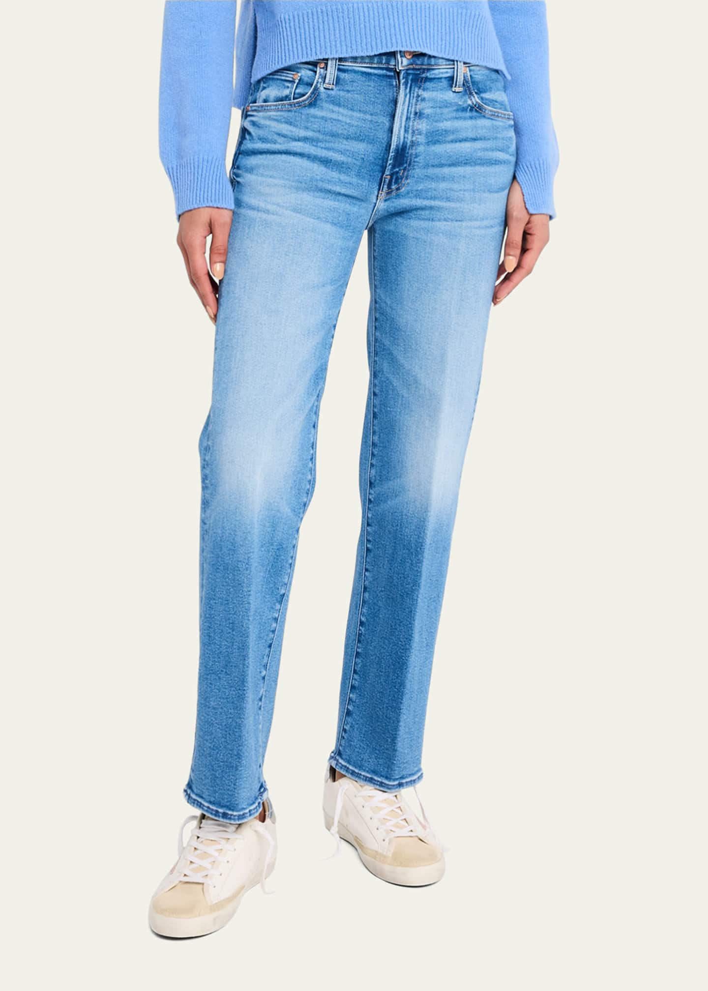 MOTHER The Mid-Rise Rambler Zip Ankle Jeans Image 4 of 5