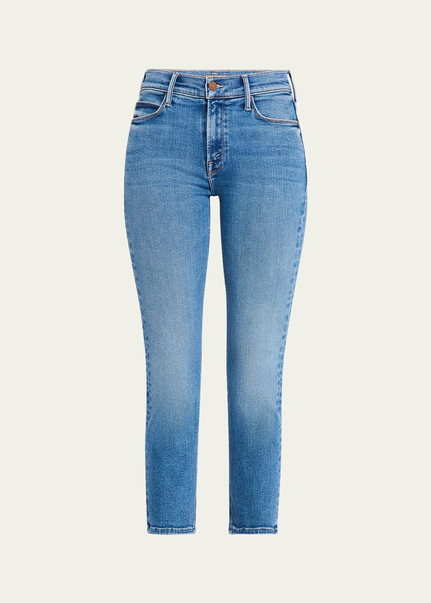 豊富な商品から Jeans Crop Dazzler Mid-Rise The MOTHER - Goodman Bergdorf トップス
