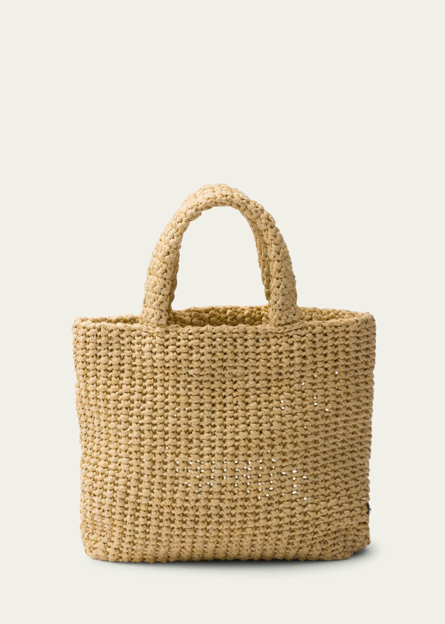 Prada Small Crochet Tote Bag Image 2 of 3
