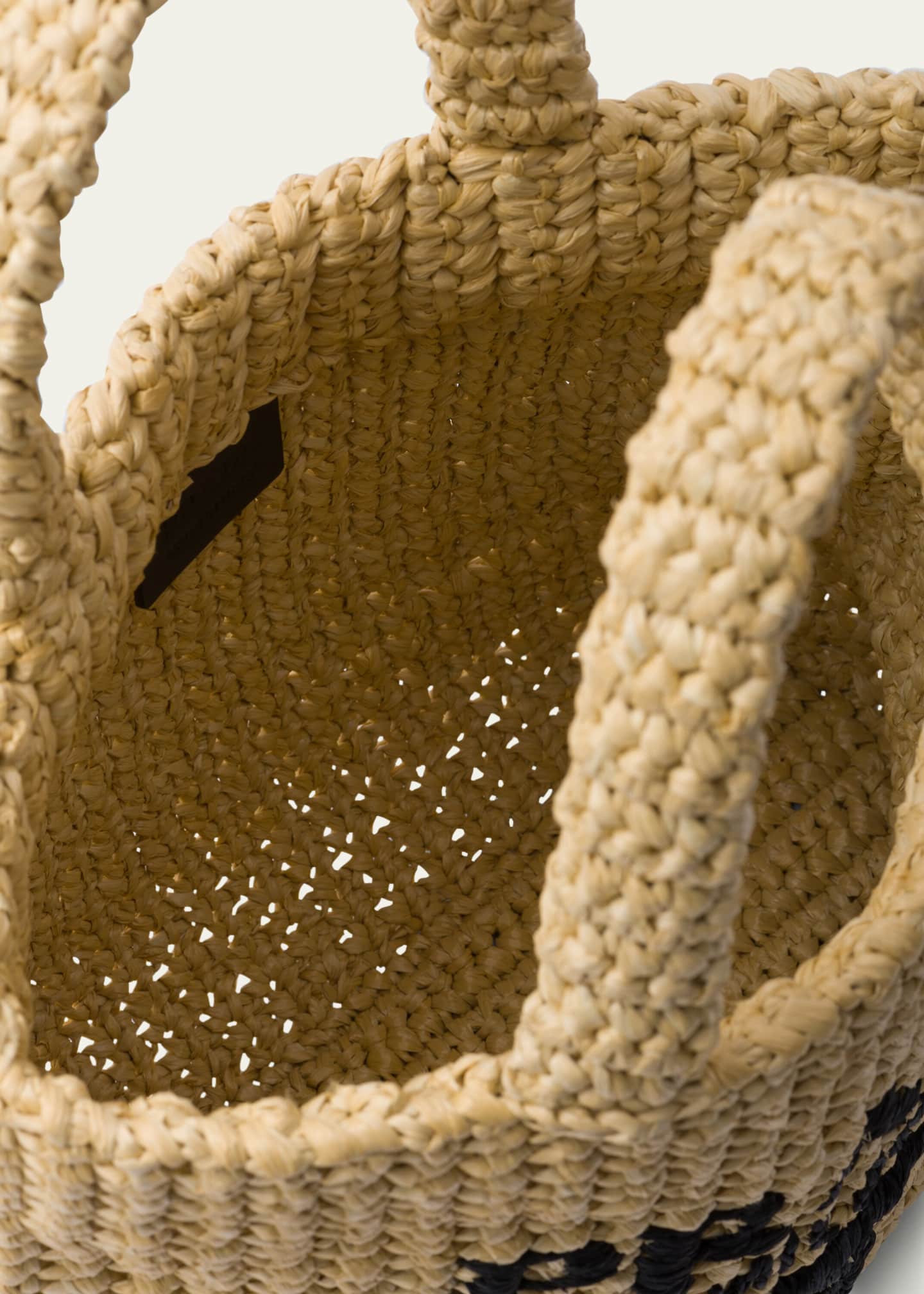 Prada Small Crochet Tote Bag Image 3 of 3