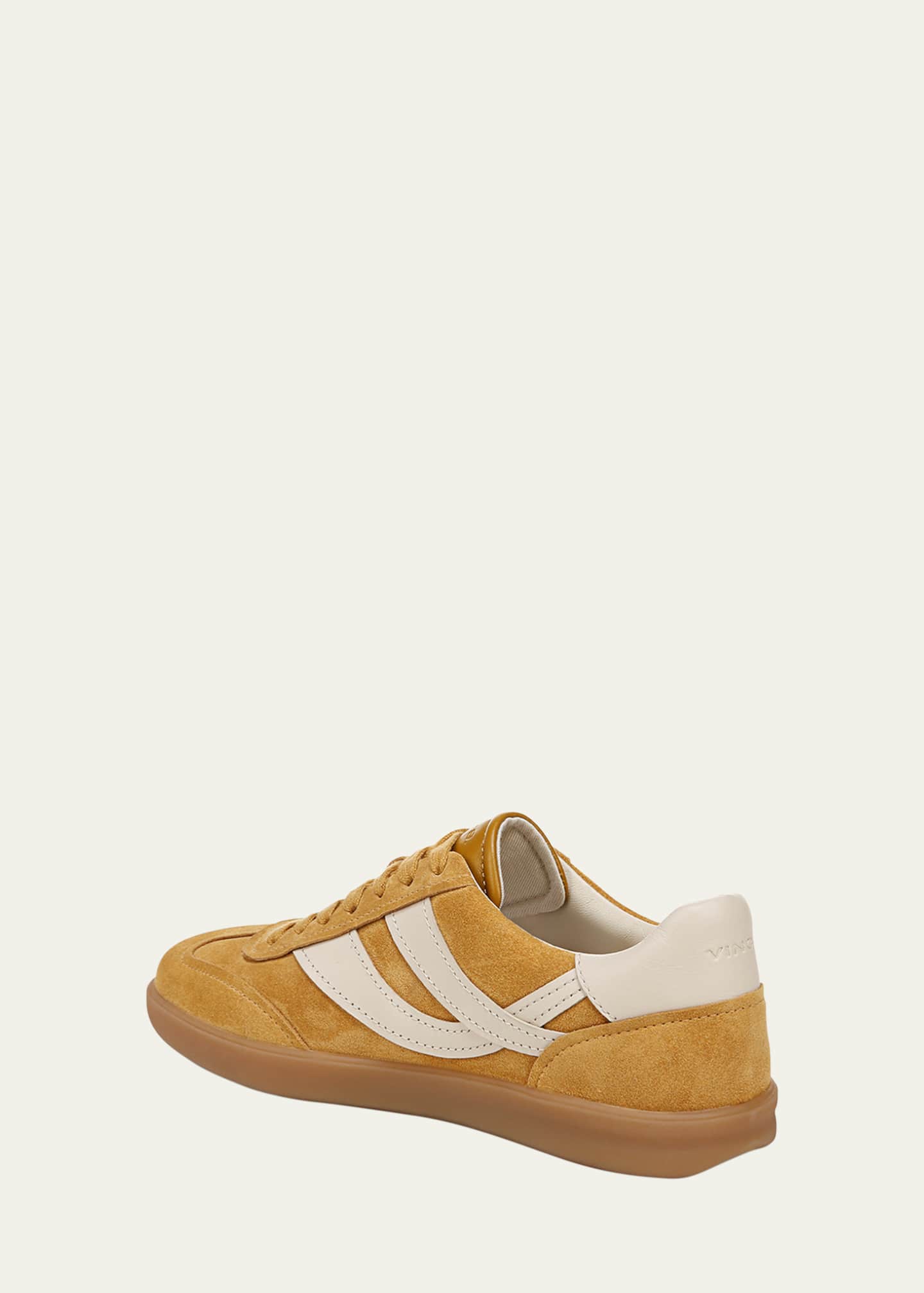 Vince Oasis Mixed Leather Retro Sneakers Image 4 of 5