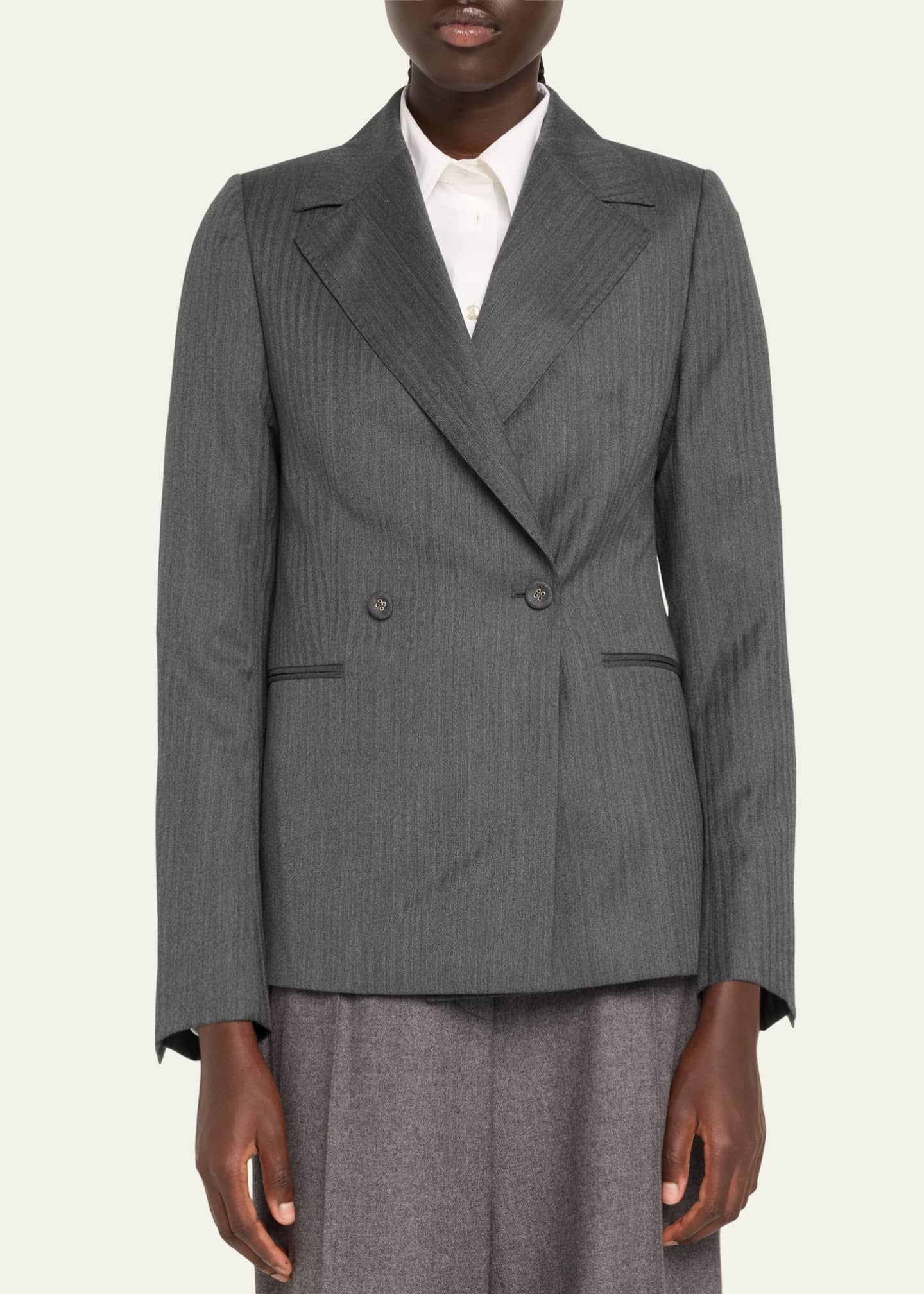Officine Generale Melania Herringbone Jacket Image 4 of 5