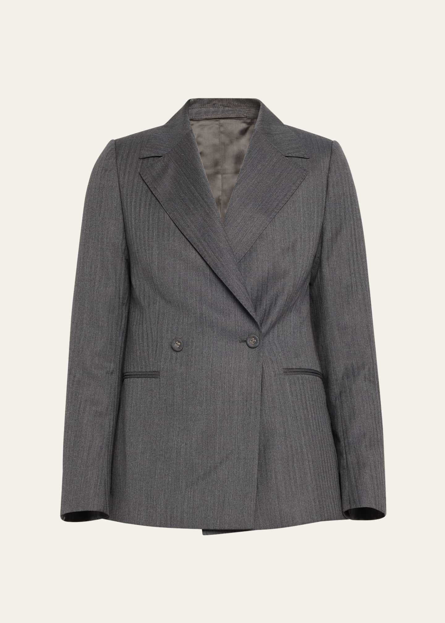 Officine Generale Melania Herringbone Jacket Image 1 of 5