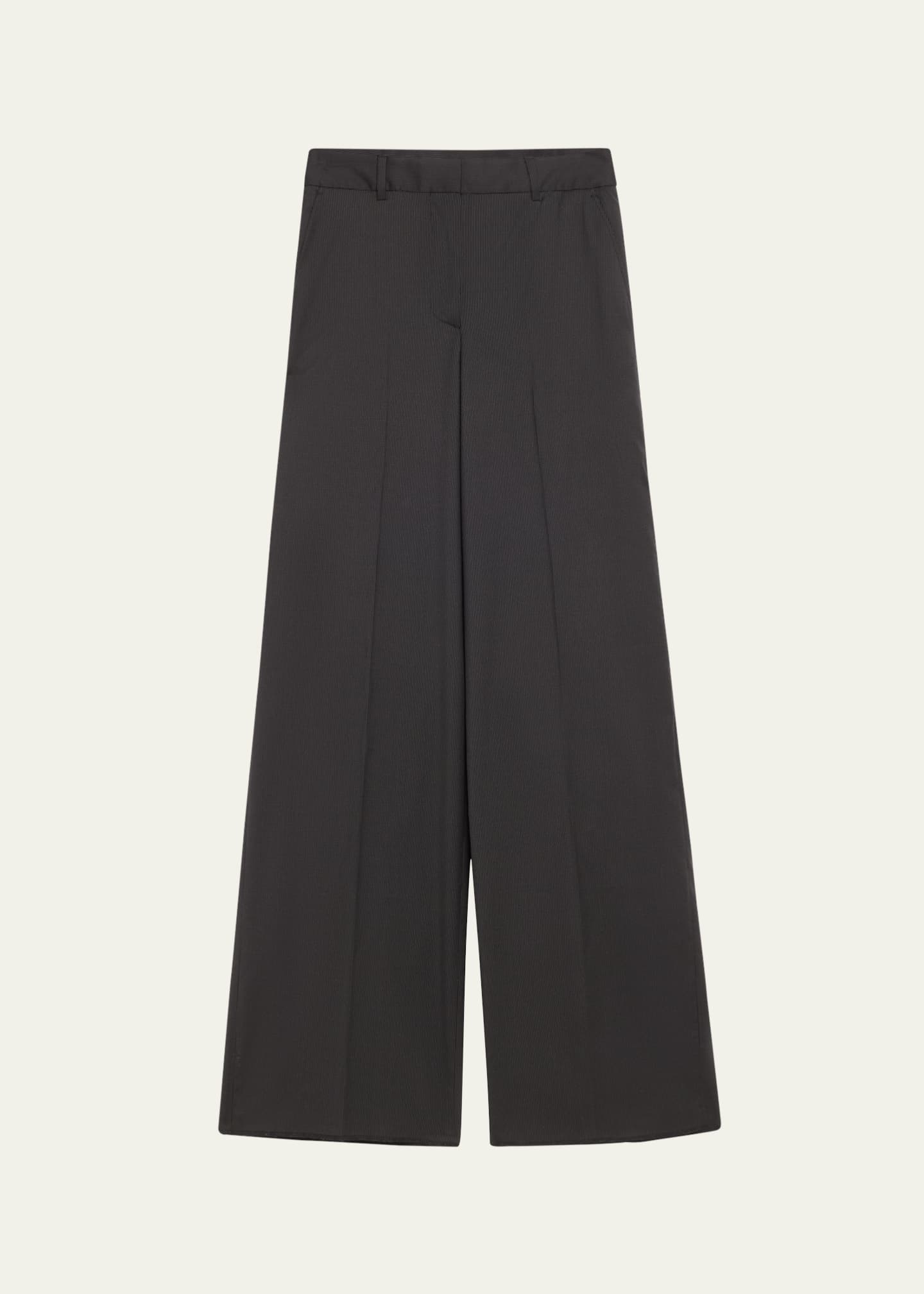 Officine Generale Rosa Pinstripe Italian Wool Pants Image 1 of 5