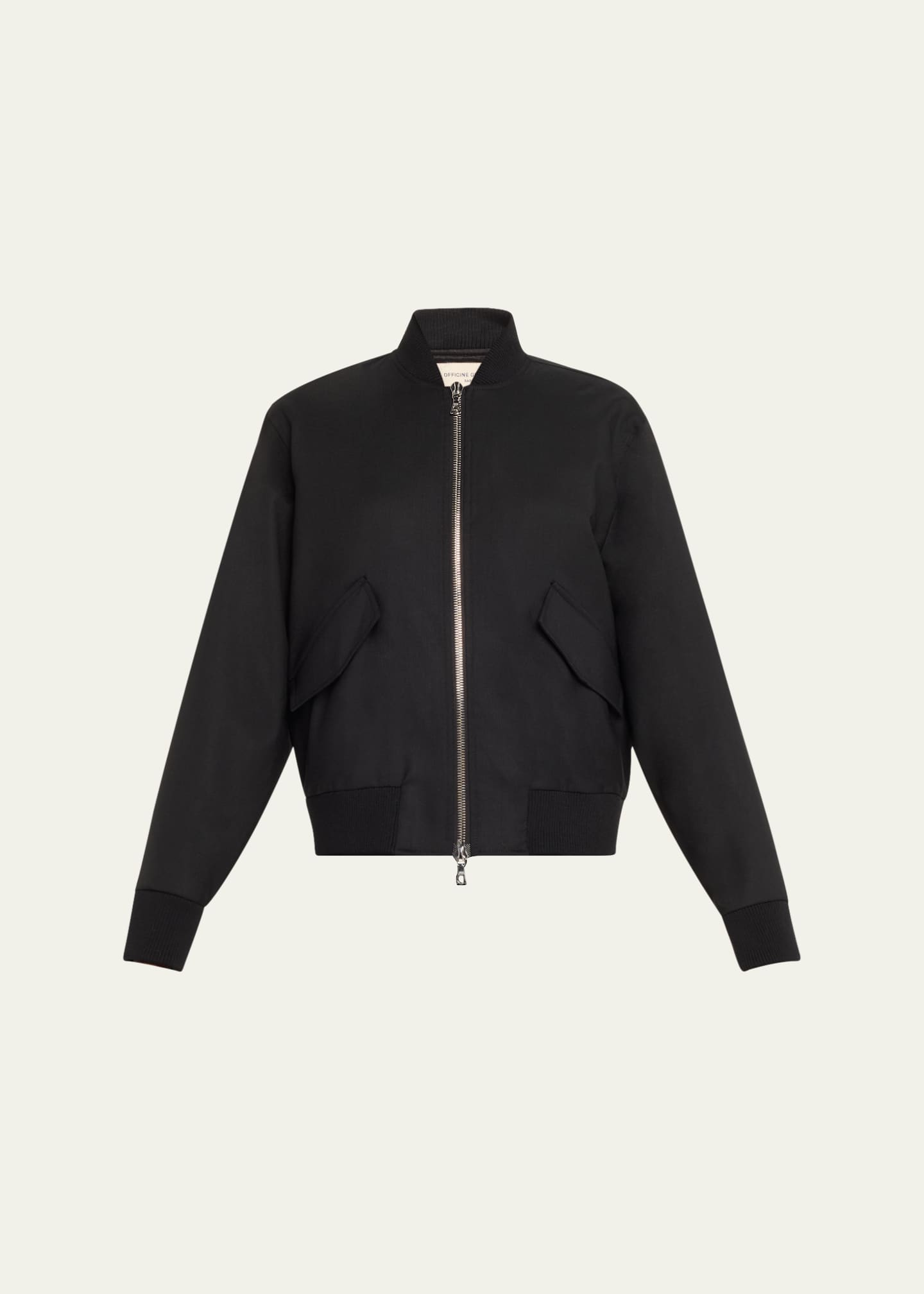 Officine generale Kenna Bomber Jacket Black