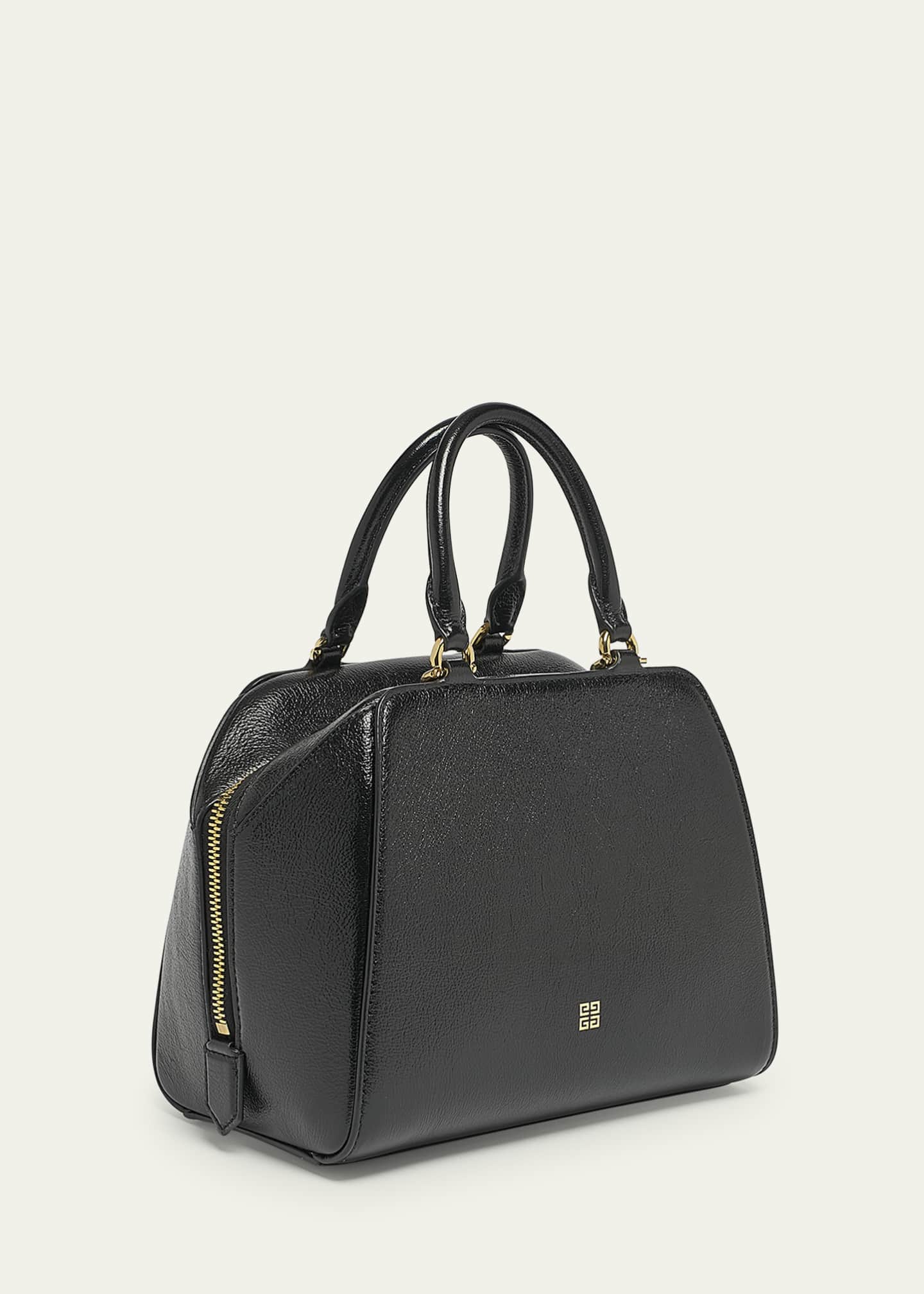 Givenchy Antigona Cube Nano Top-Handle Bag in Shiny Tumbled Leather Image 3 of 5