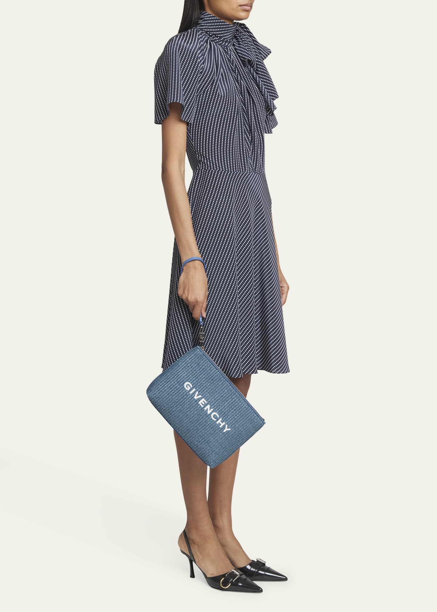 Givenchy Logo Travel Pouch Wristlet Bergdorf Goodman