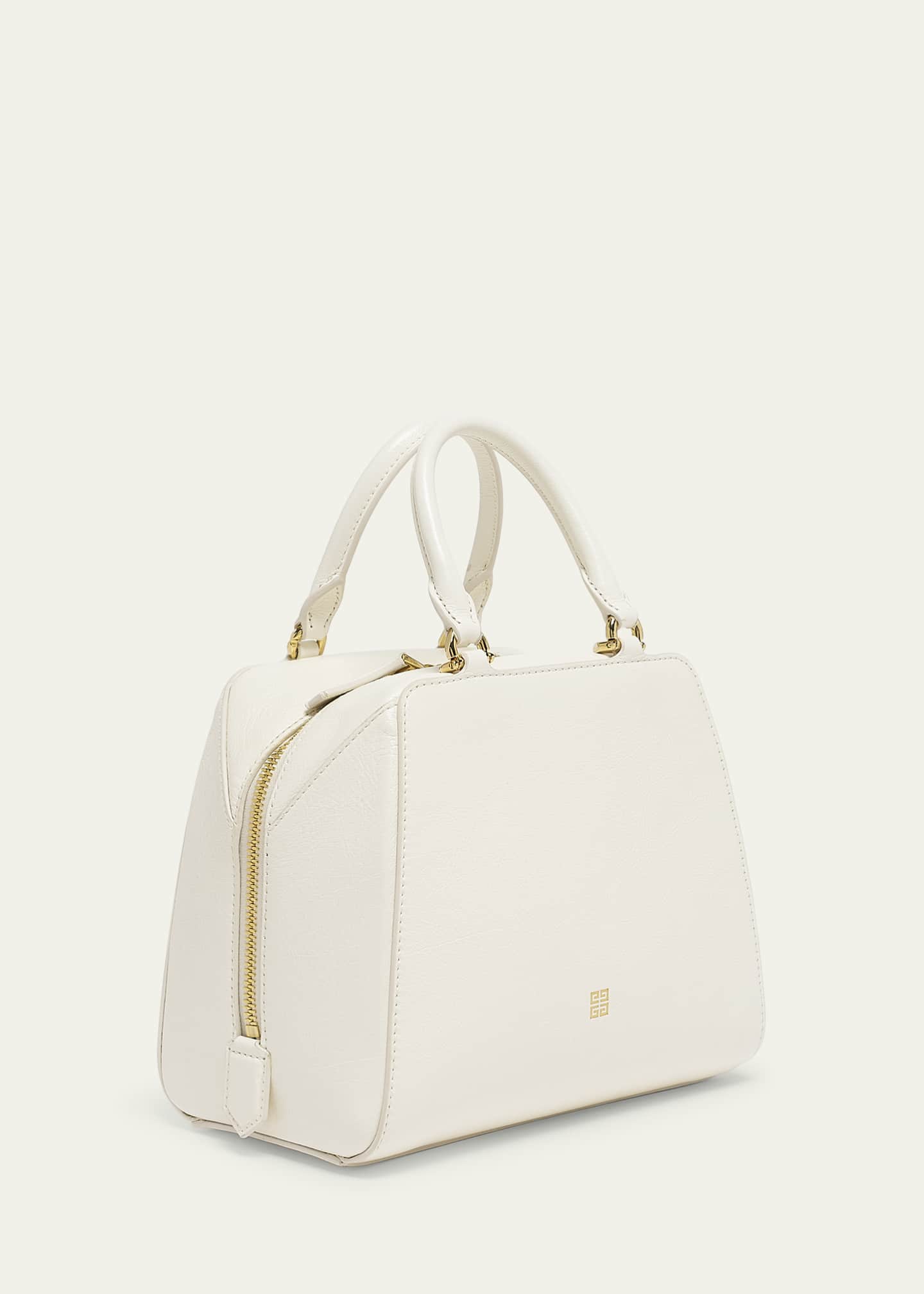 Givenchy Antigona Cube Mini Top-Handle Bag in Shiny Tumbled Leather Image 3 of 5