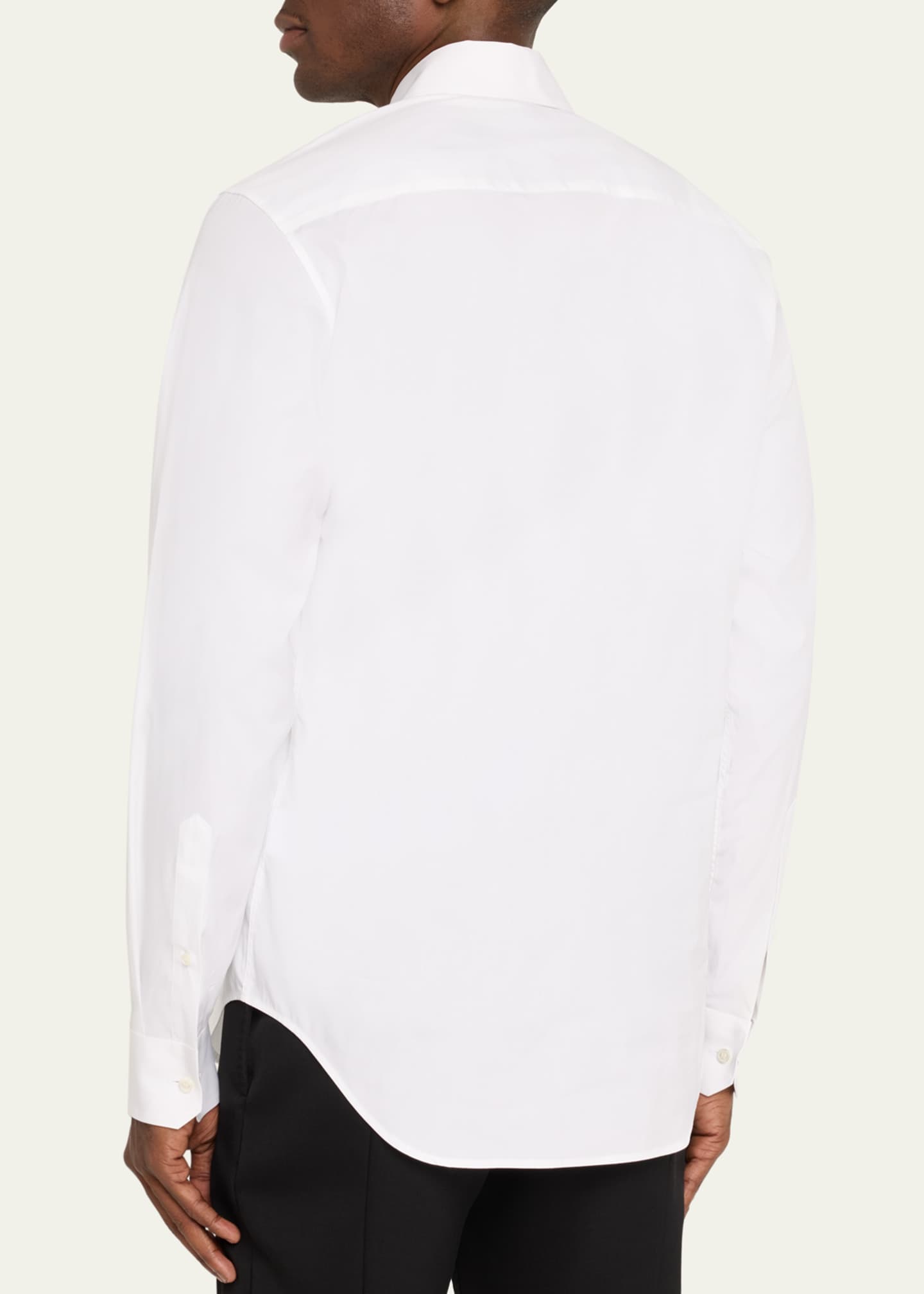 Versace Men's Button-Down Shirt with Baroque Bib Image 3 of 5