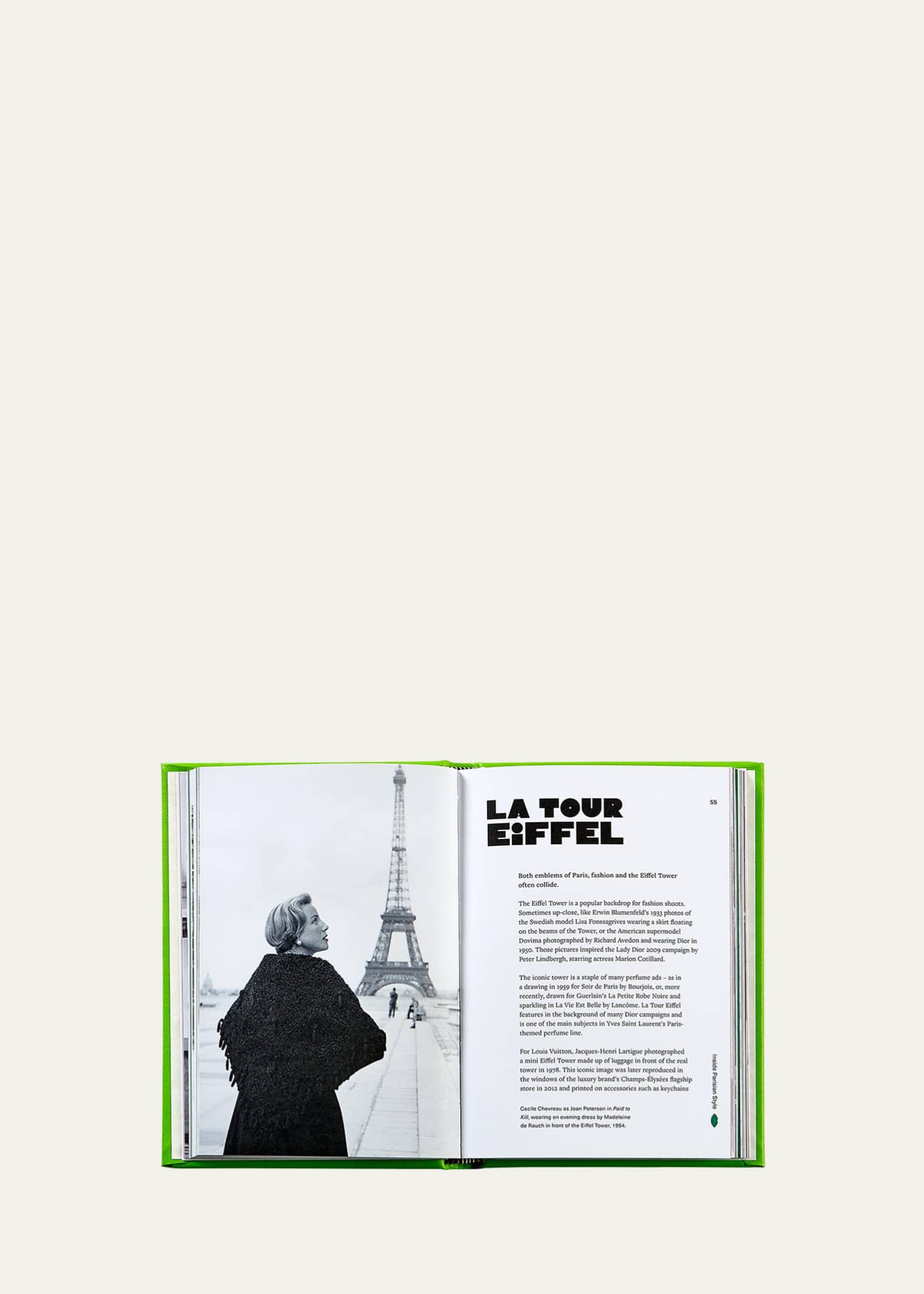 Graphic Image "Little Book of Paris Style" Leather-Bound Book by Alois Guinut Image 3 of 6