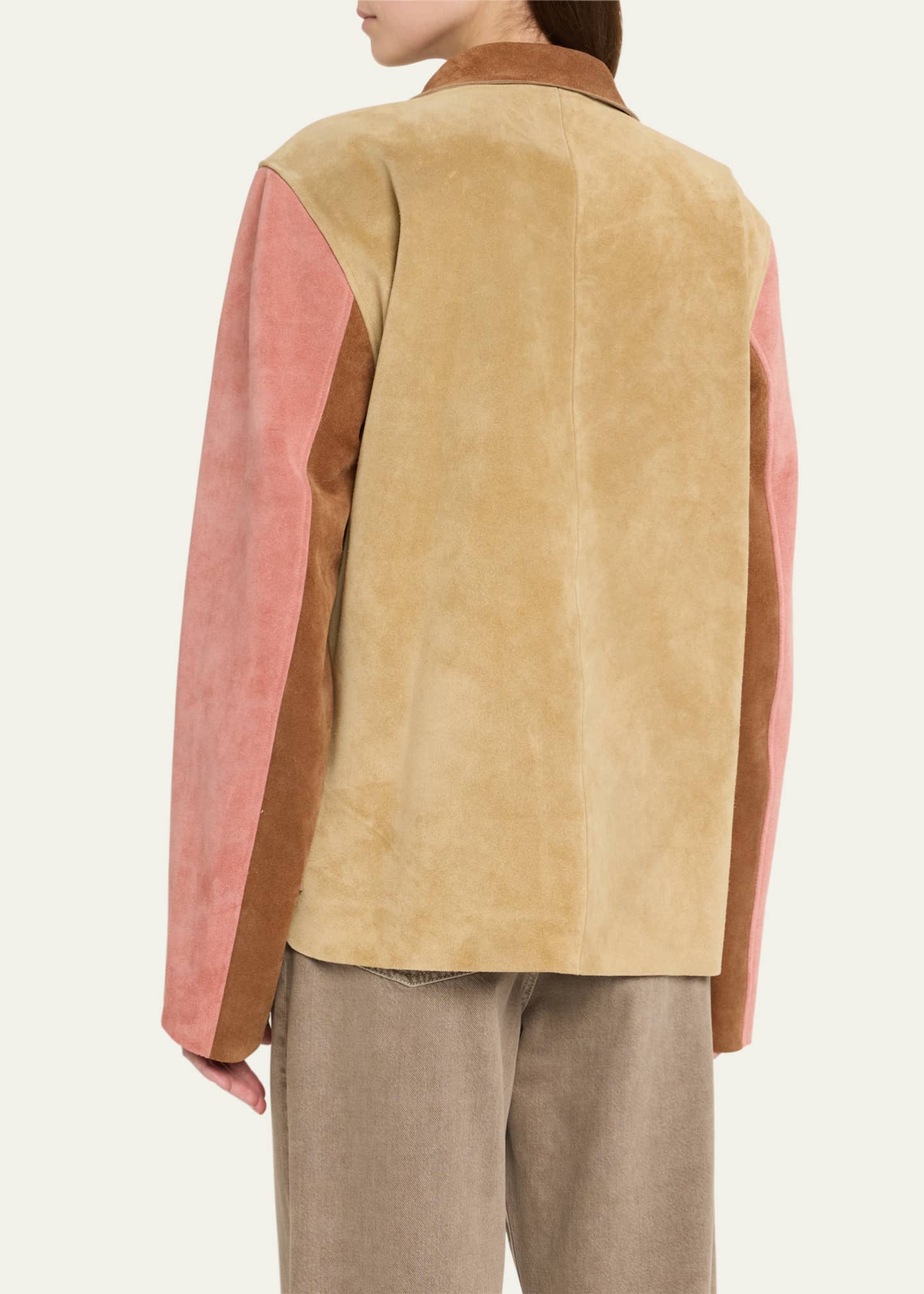 Bode Buckled Multi Suede Work Shirt