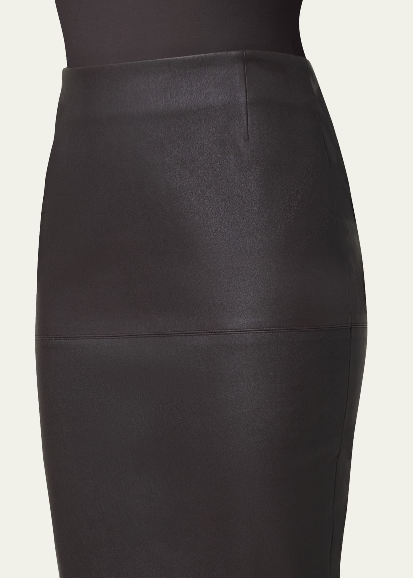 Akris Nappa Leather Pencil Skirt Image 5 of 5