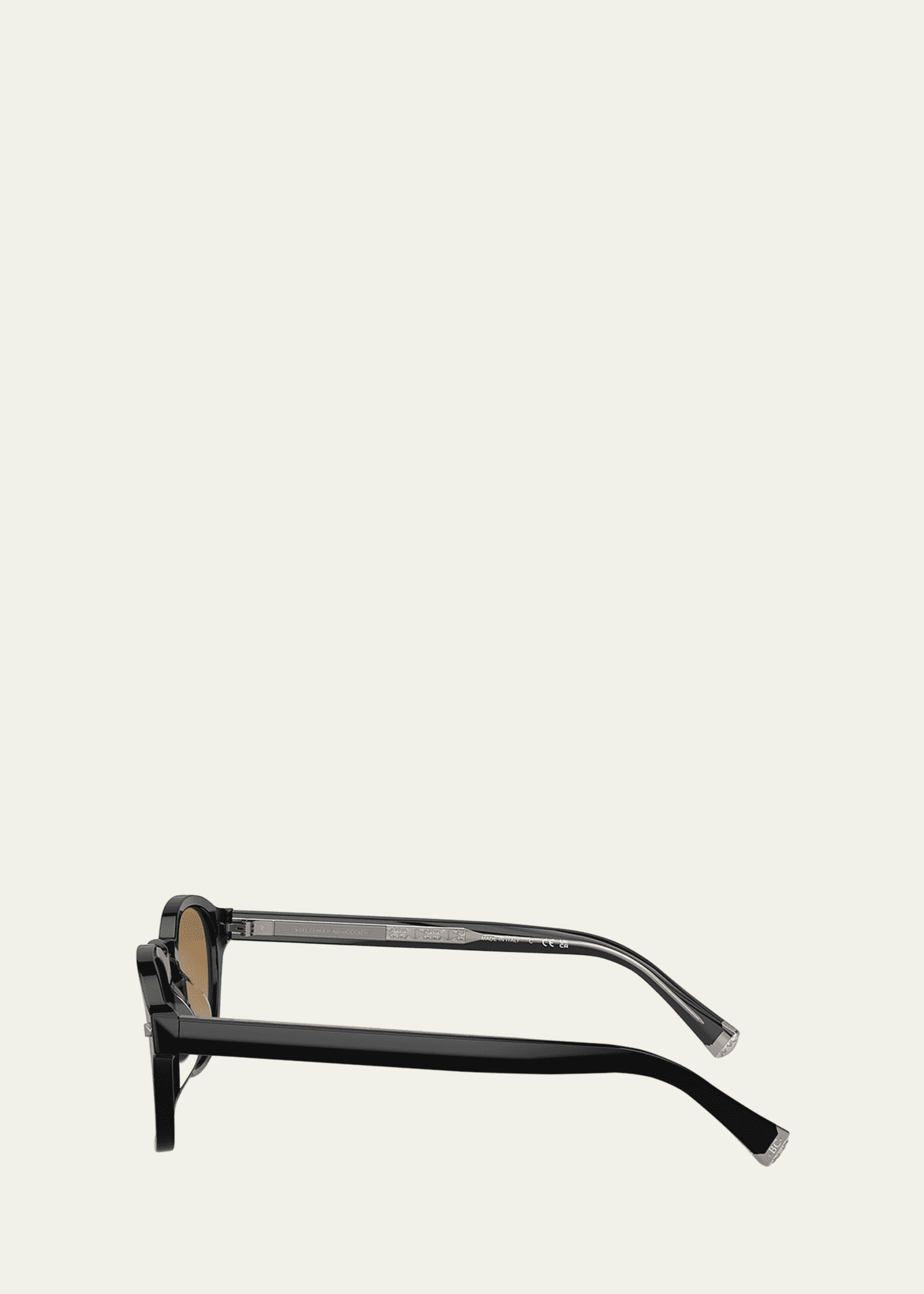 Brunello Cucinelli Men's Acetate Square Sunglasses Image 3 of 3