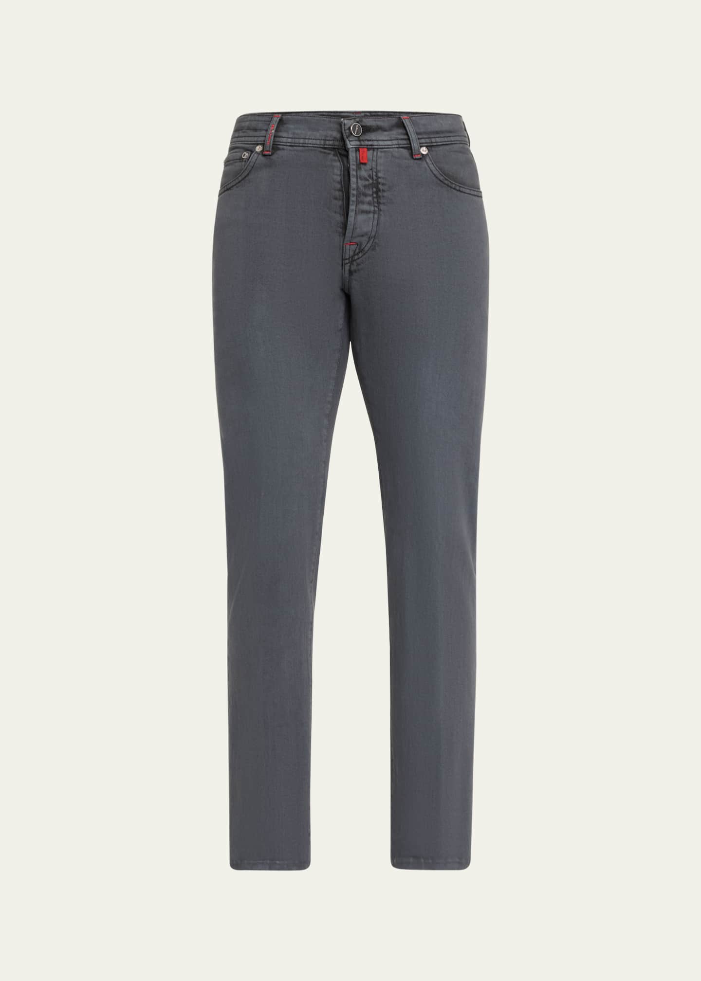 Kiton Men's Overdyed Cotton 5-Pocket Pants - Bergdorf Goodman