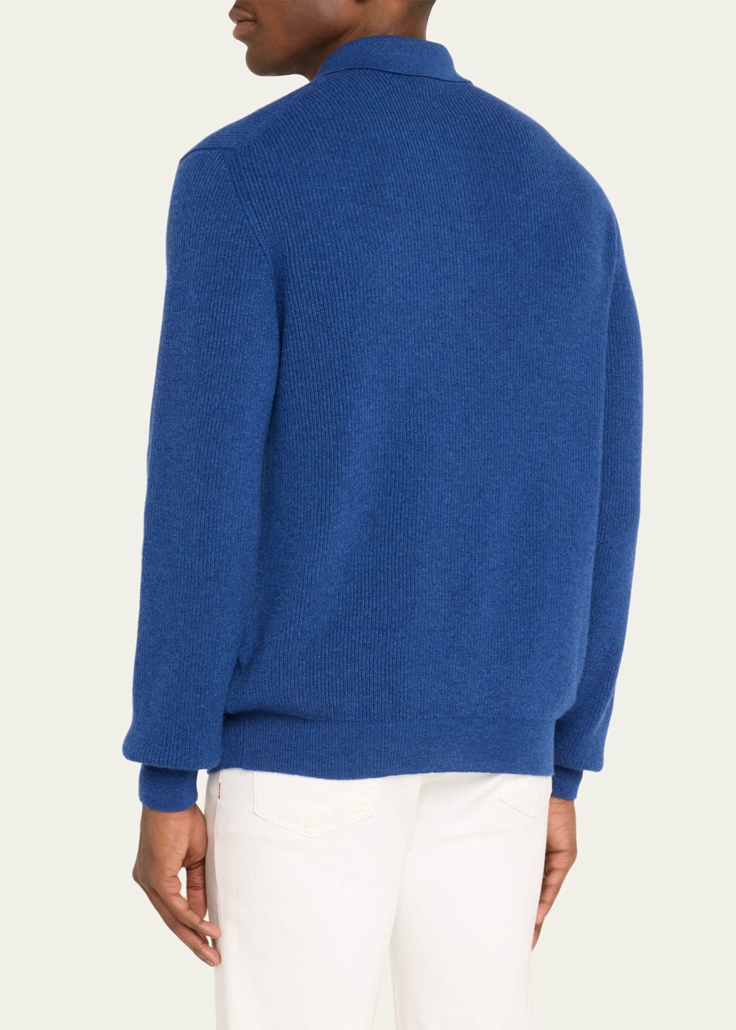 Kiton Burgundy Wool 14 Micron Sweater Polo main image 0