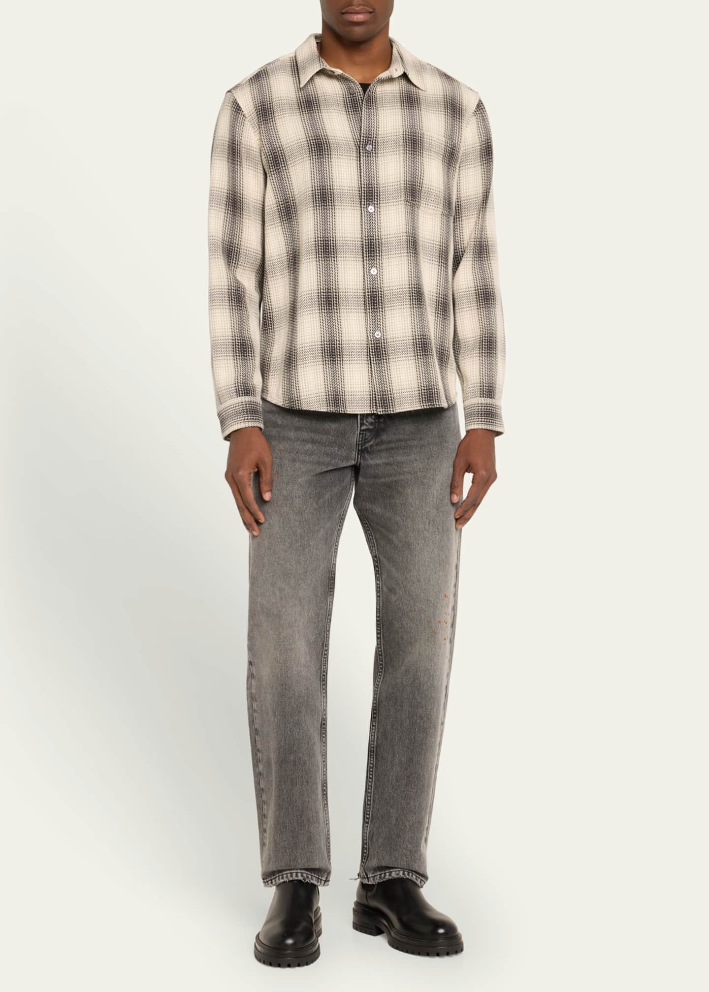 FRAME Men's Baja Plaid Overshirt - Bergdorf Goodman