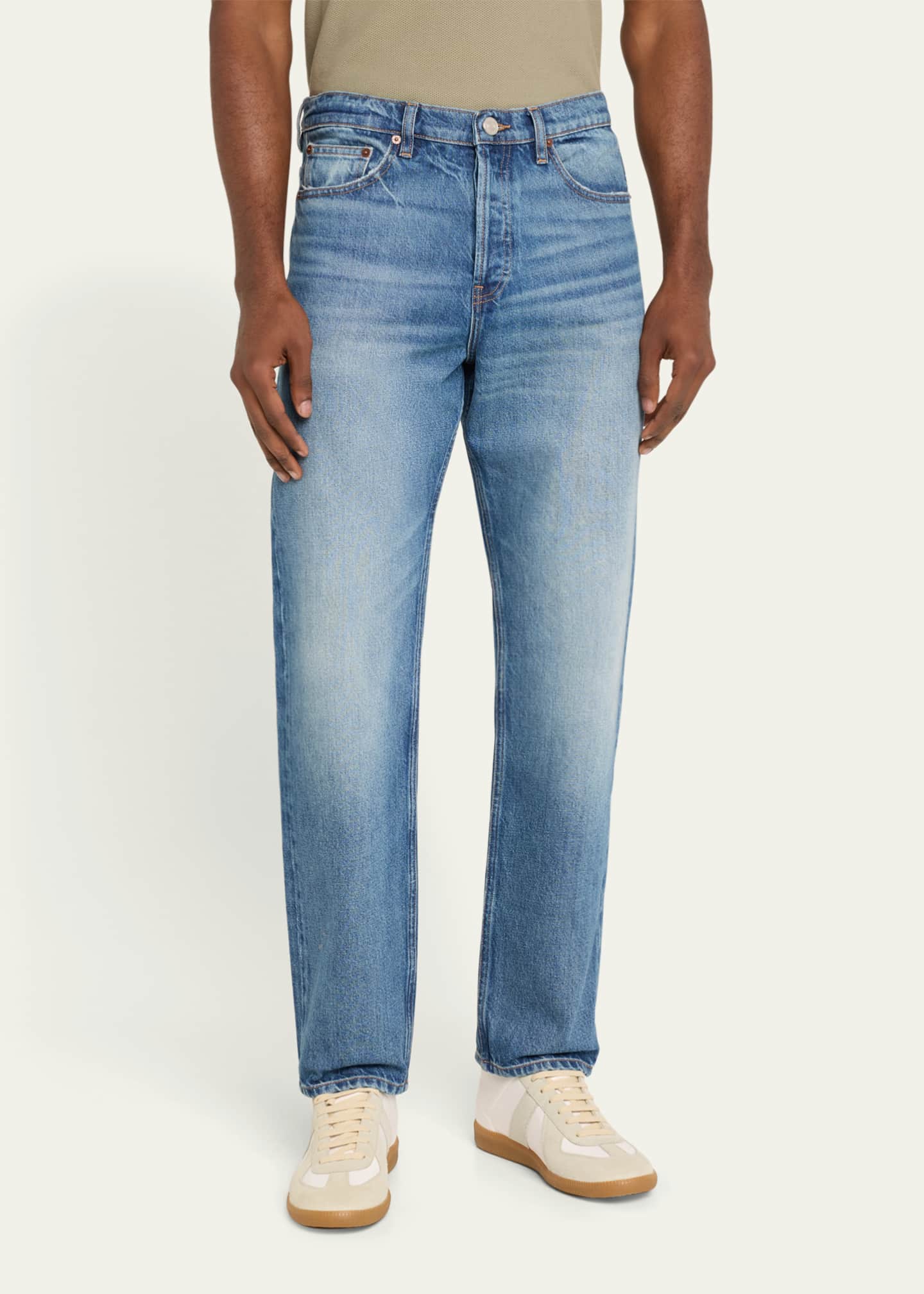 FRAME Men's Straight-Leg Jeans Image 4 of 5