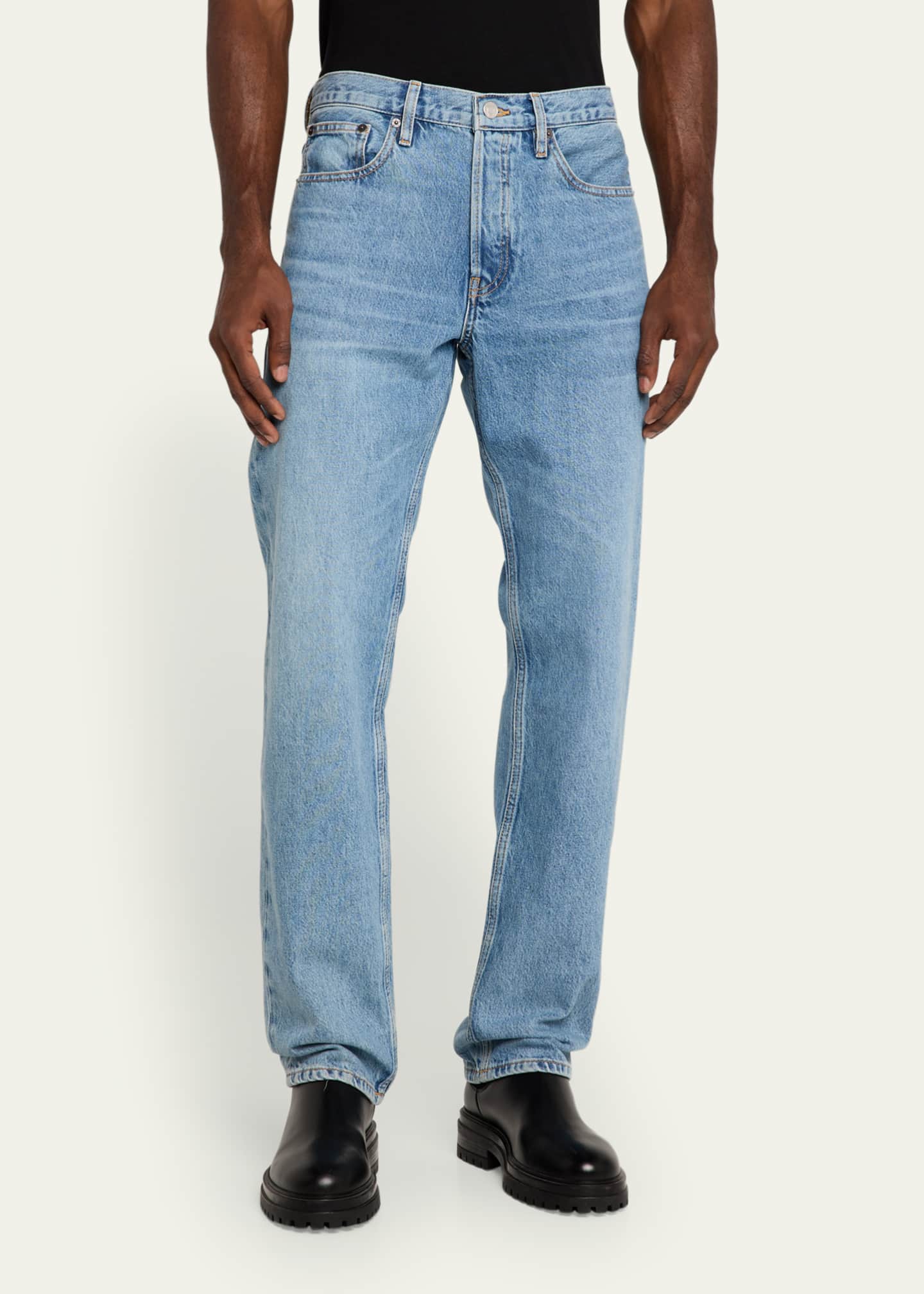FRAME Men's Straight-Leg Jeans Image 4 of 5
