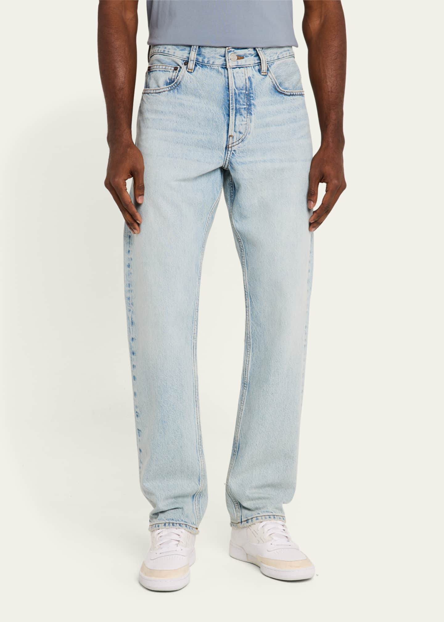 FRAME Men's Straight-Leg Jeans Image 4 of 5