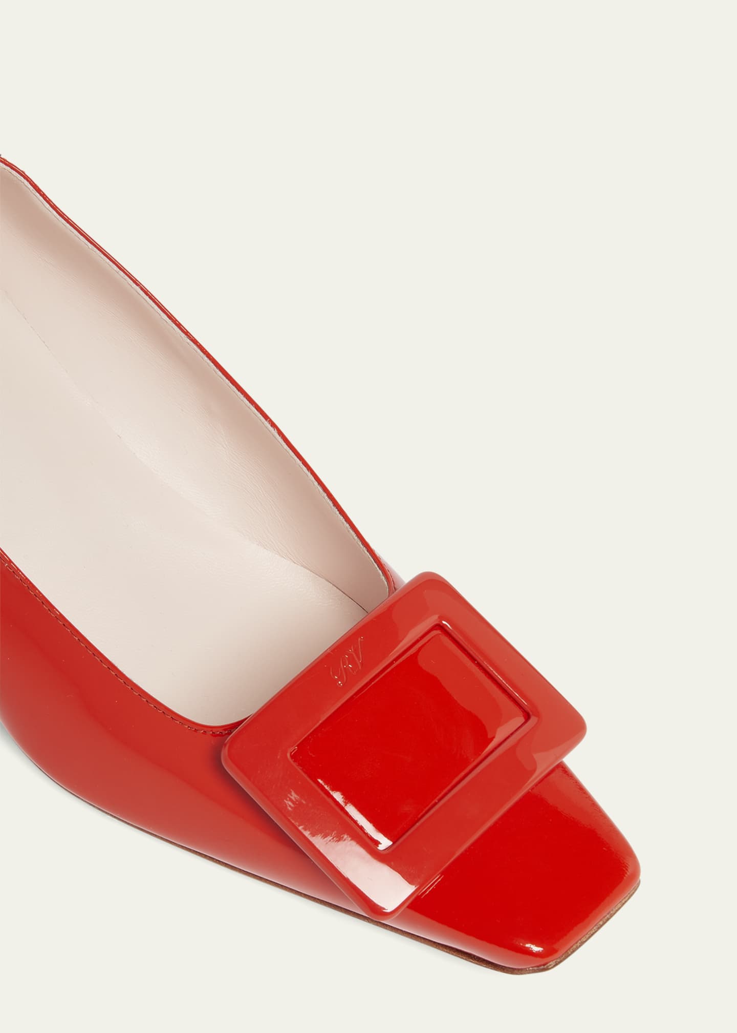 Belle vivier pumps in patent leather discount