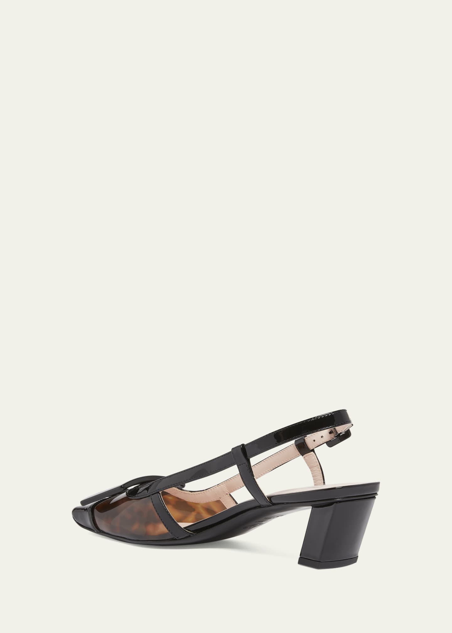 Roger Vivier Belle Vivier Tortoiseshell Slingback Pumps Image 4 of 5