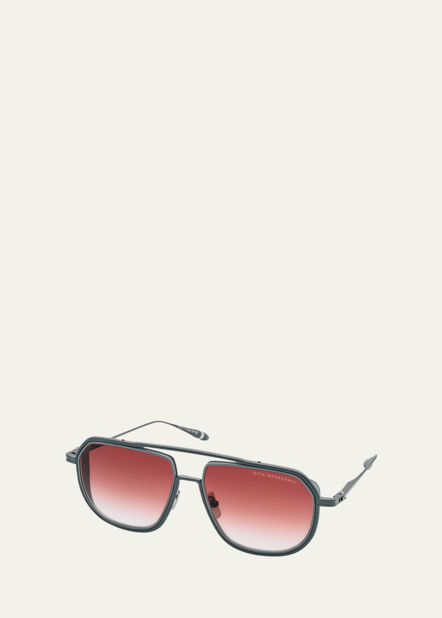 Dita Men's Intracraft Titanium Aviator Sunglasses Image 2 of 2