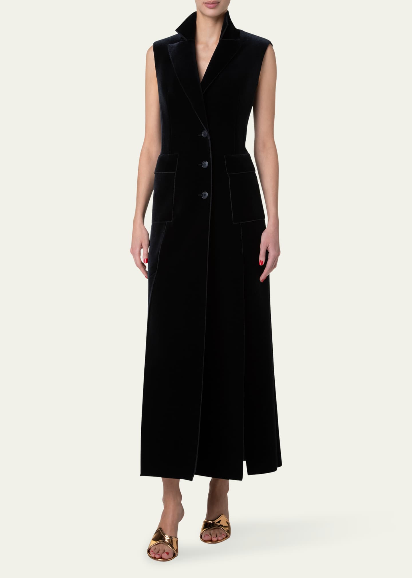 Velvet tuxedo gown outlet