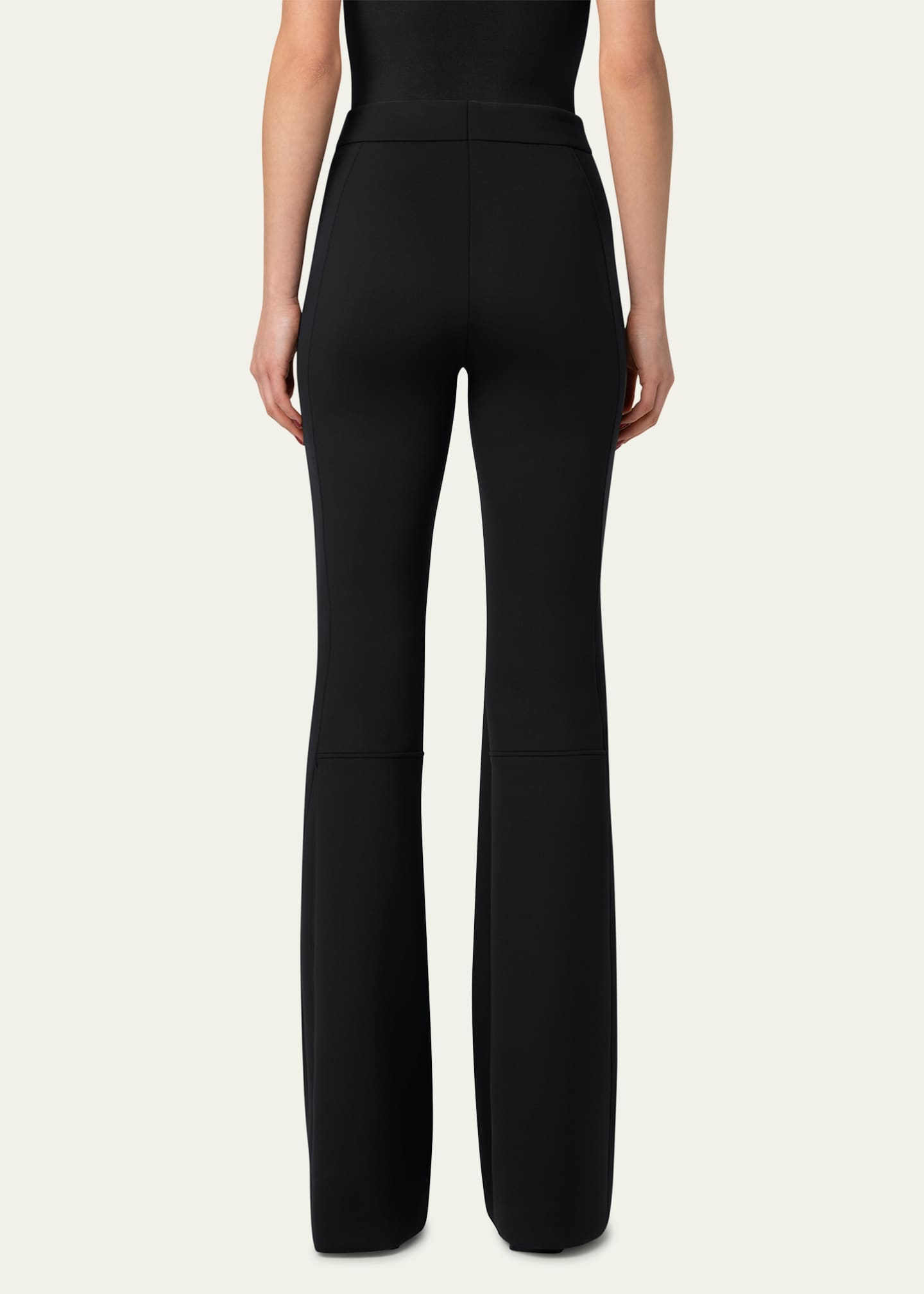 Akris Faris Techno Neoprene Bootcut Pants Image 3 of 5
