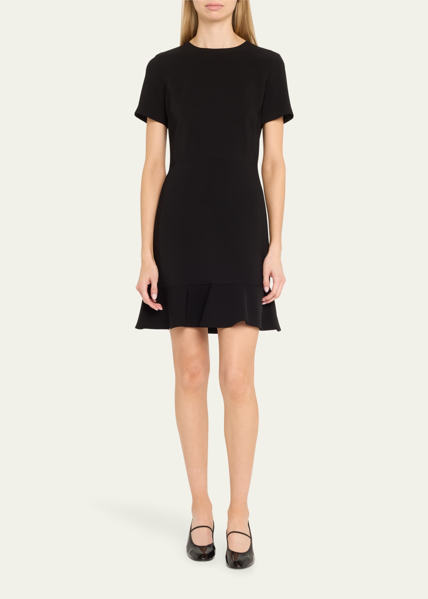 Stella McCartney Iconic Mini Dress with Flounce Hem Image 2 of 5