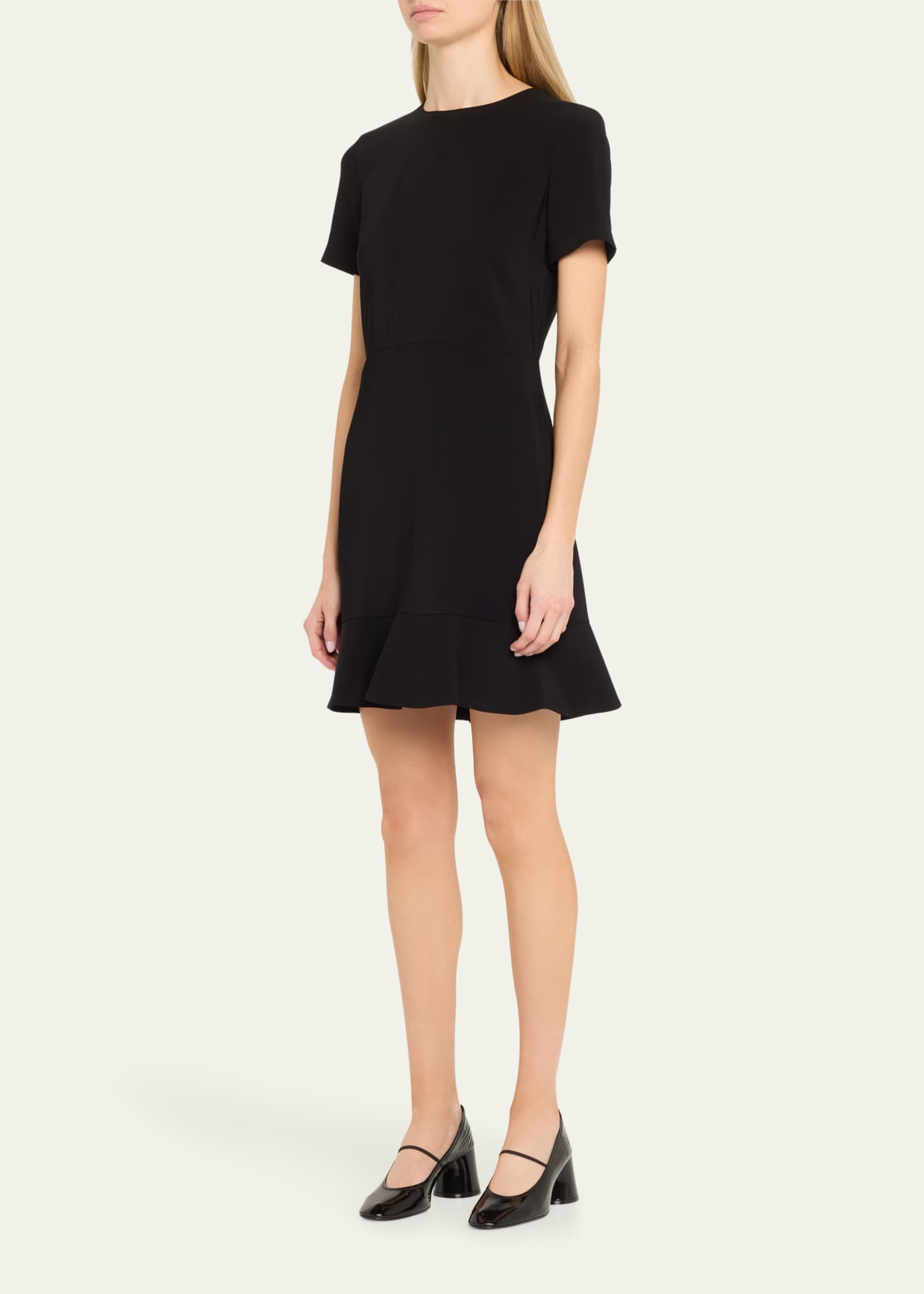 Stella McCartney Iconic Mini Dress with Flounce Hem Image 4 of 5