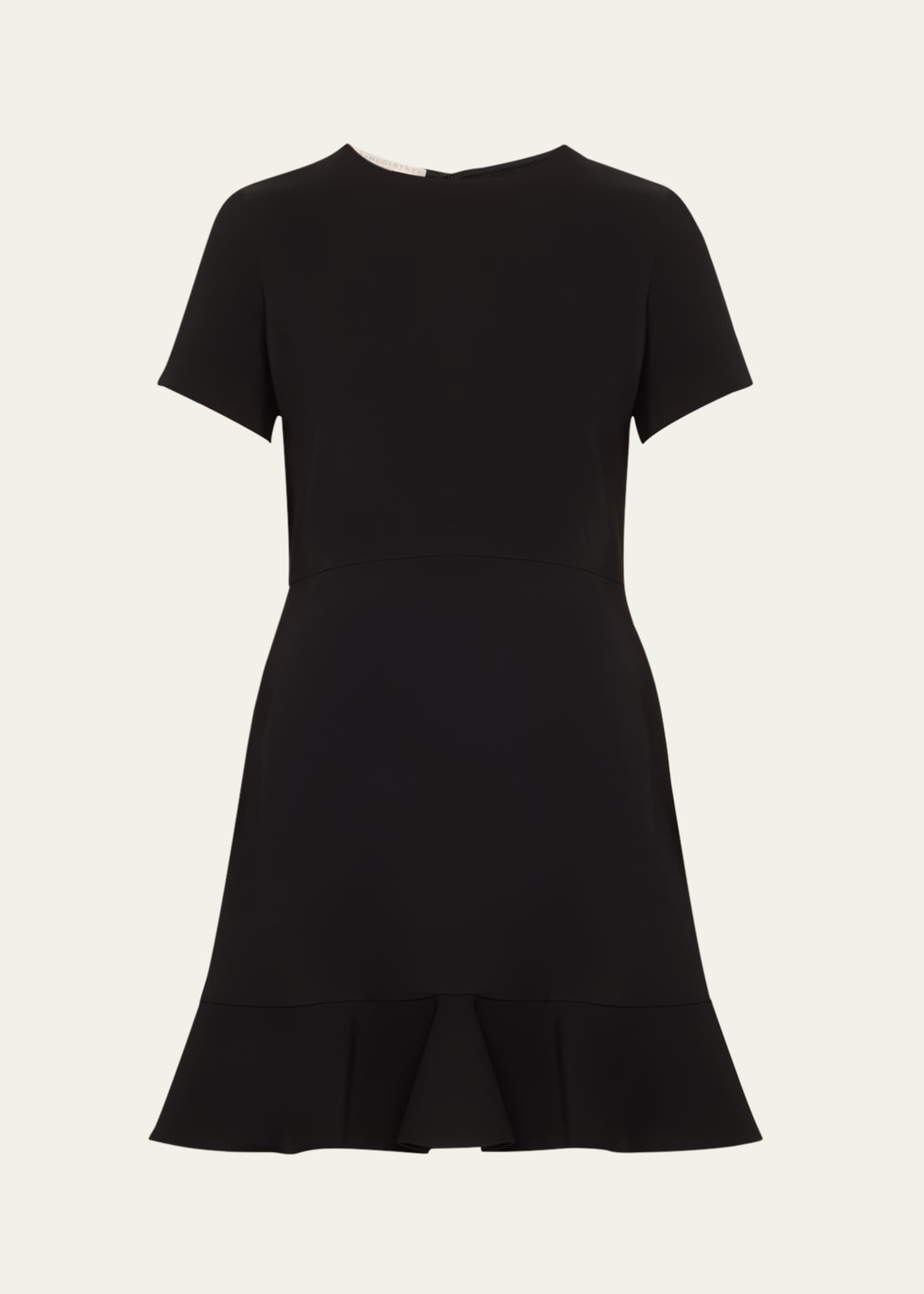 Stella McCartney Iconic Mini Dress with Flounce Hem Image 1 of 5
