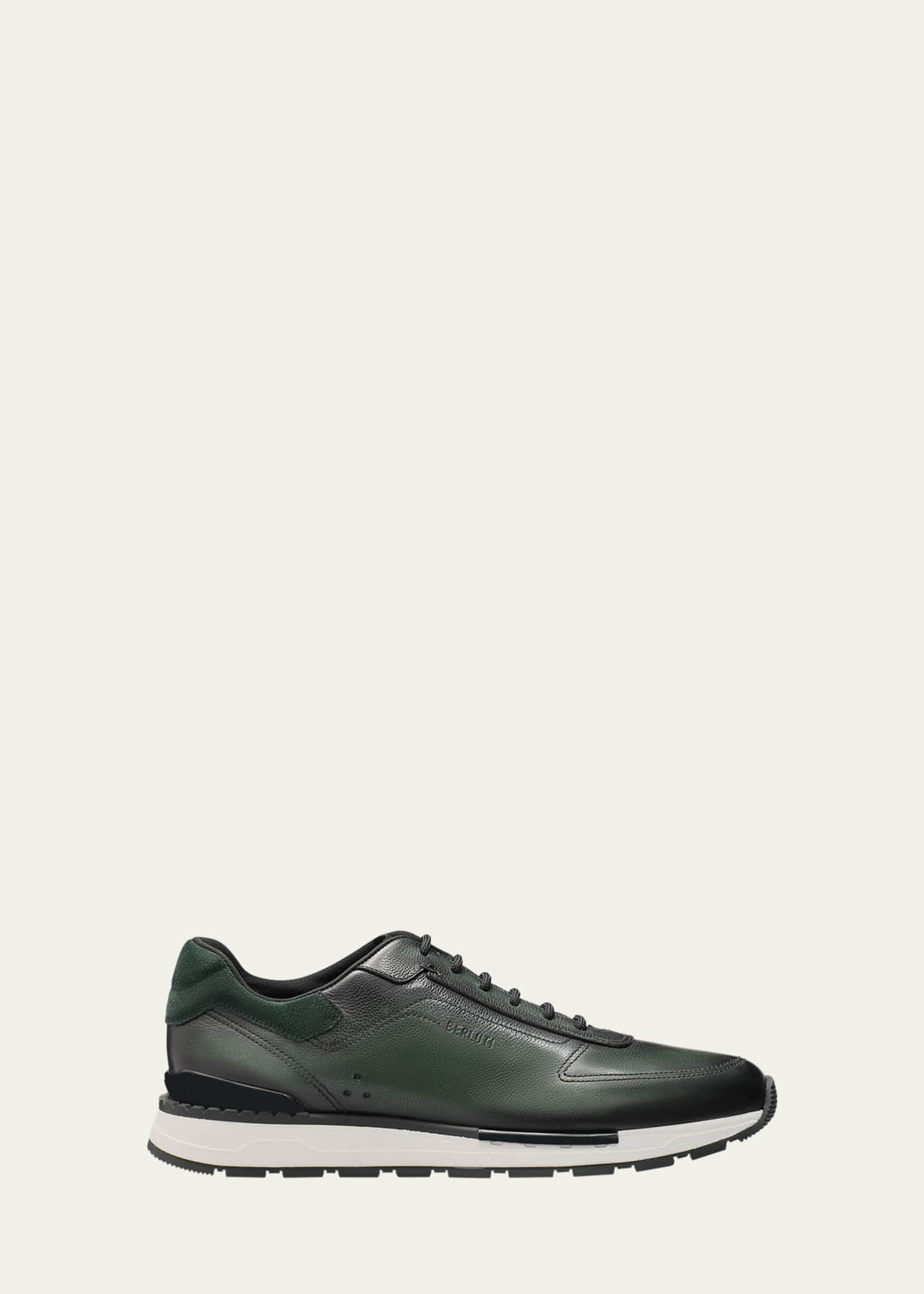 Berluti Men's Fast Track Leather Runner Sneakers Image 1 of 4