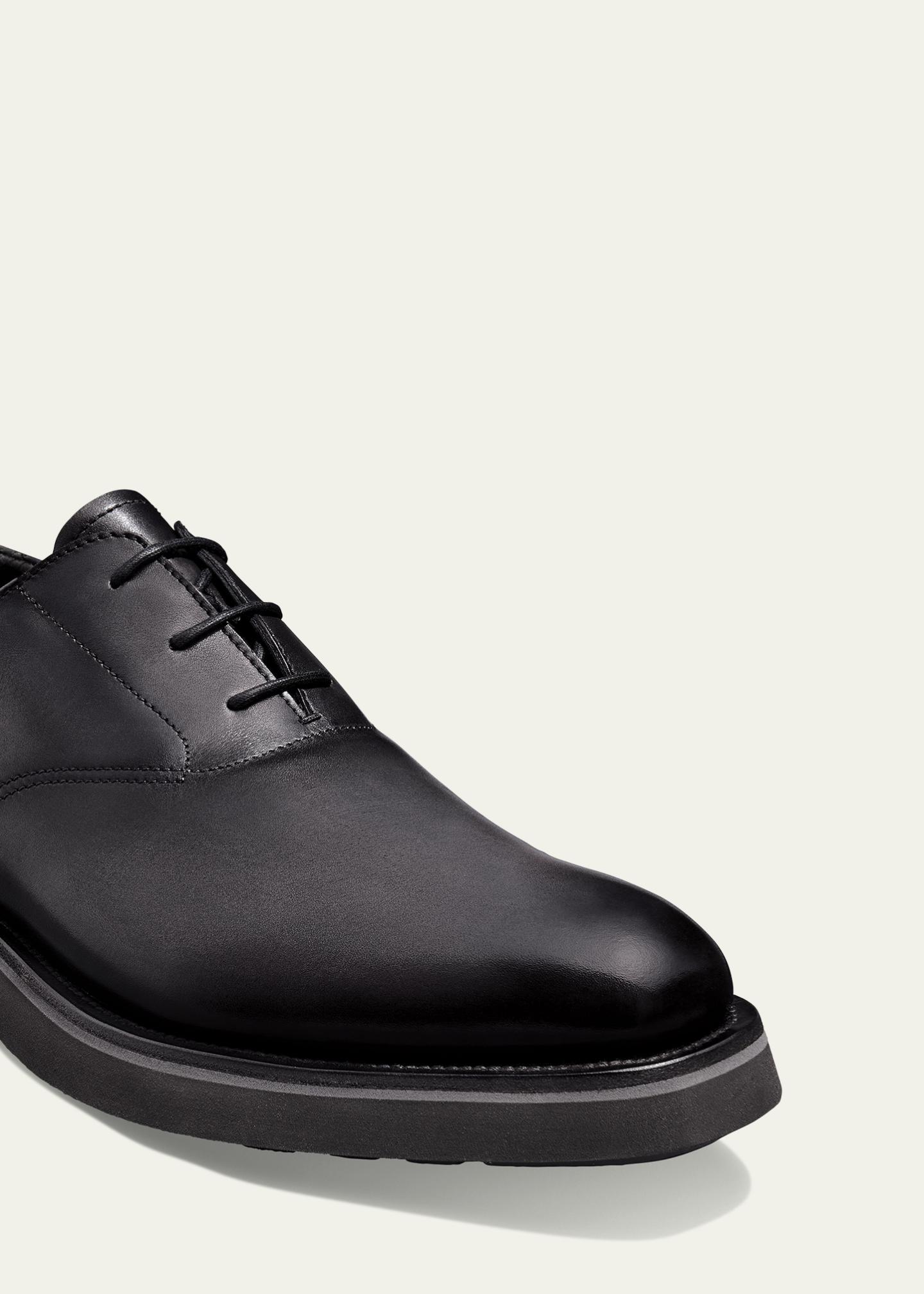 Berluti Men's Alessio Leather Oxfords - Bergdorf Goodman