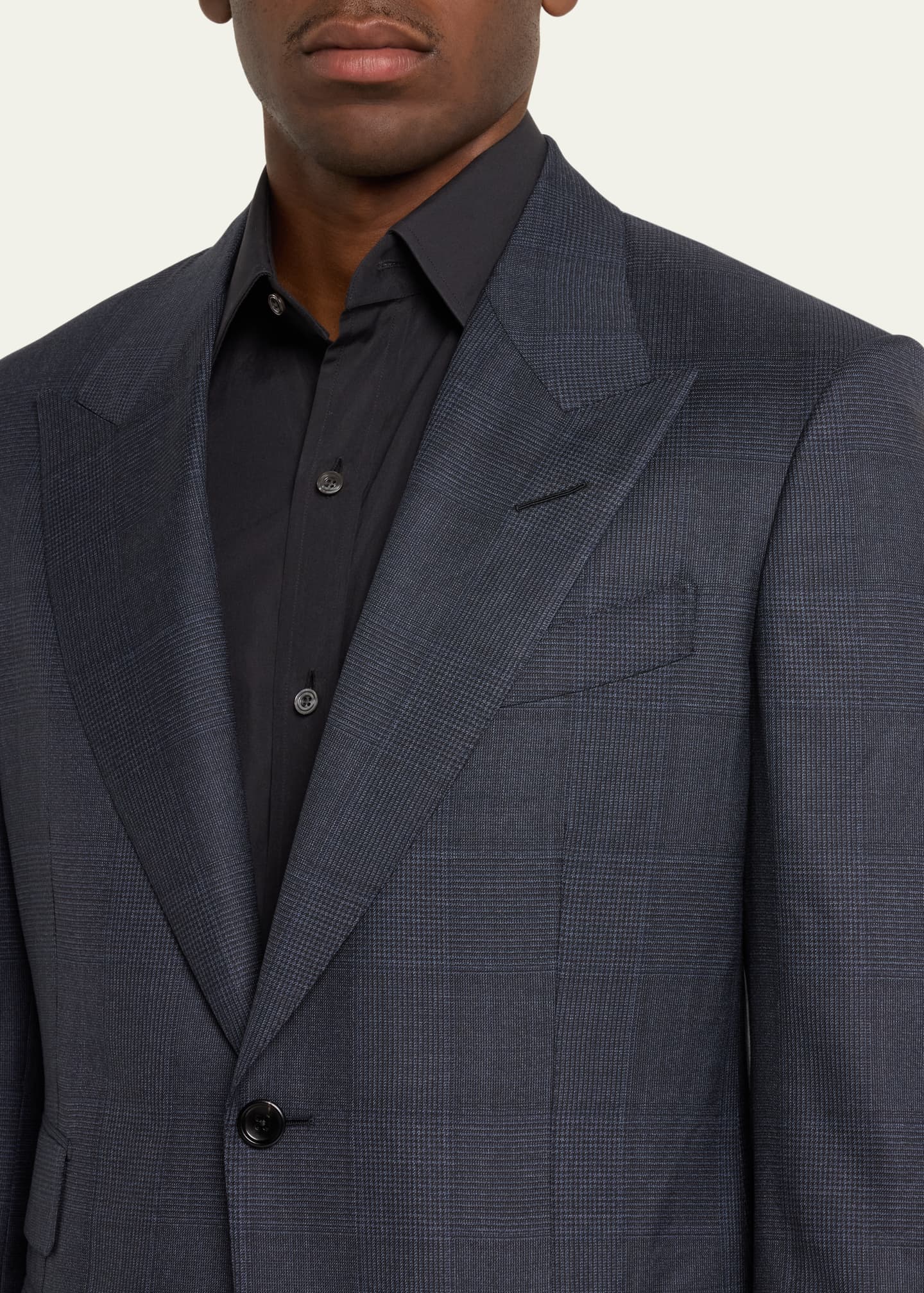 TOM FORD Men's Shelton Prince of Wales Suit Image 5 of 5