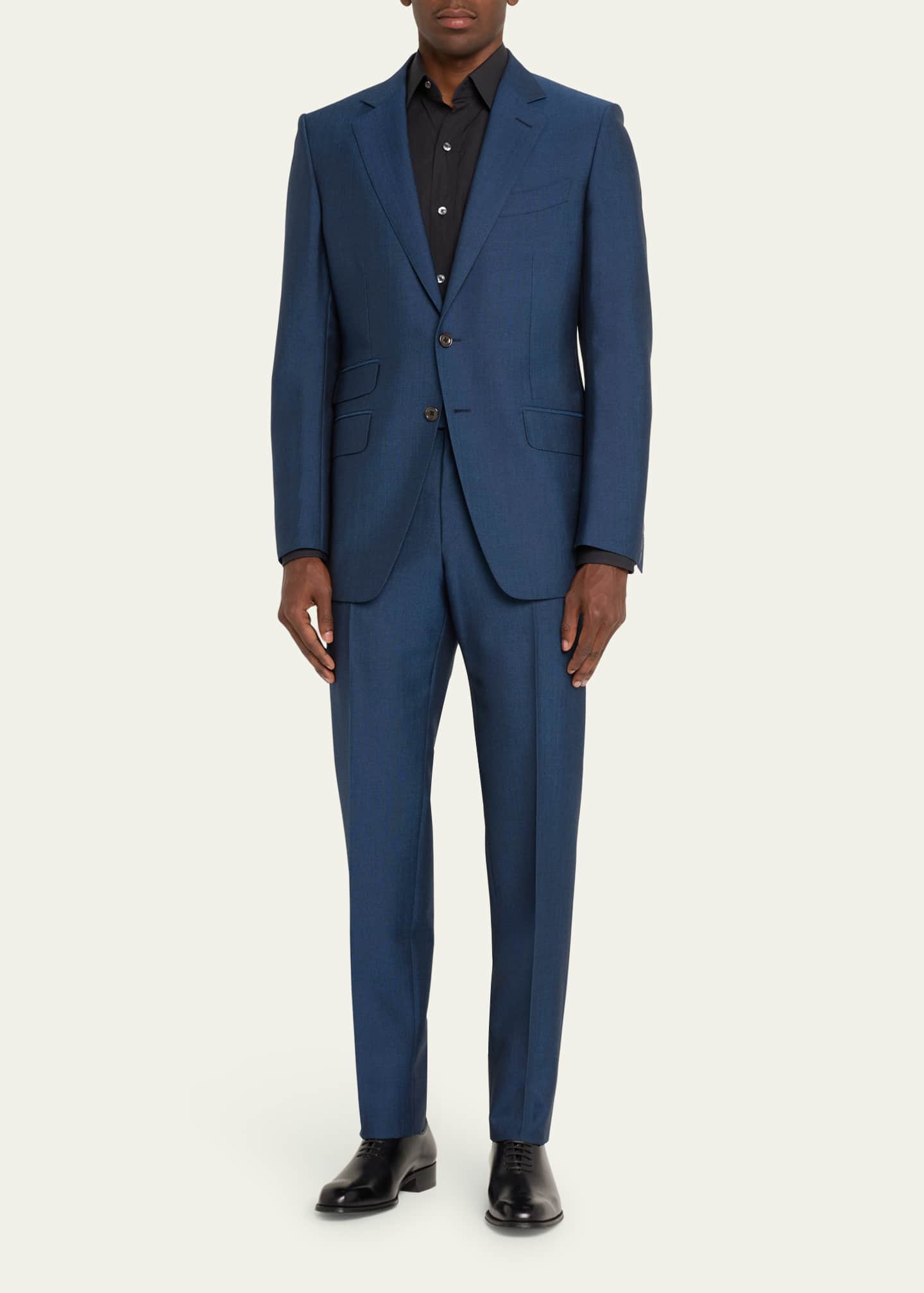 Tom ford blue suit hot sale