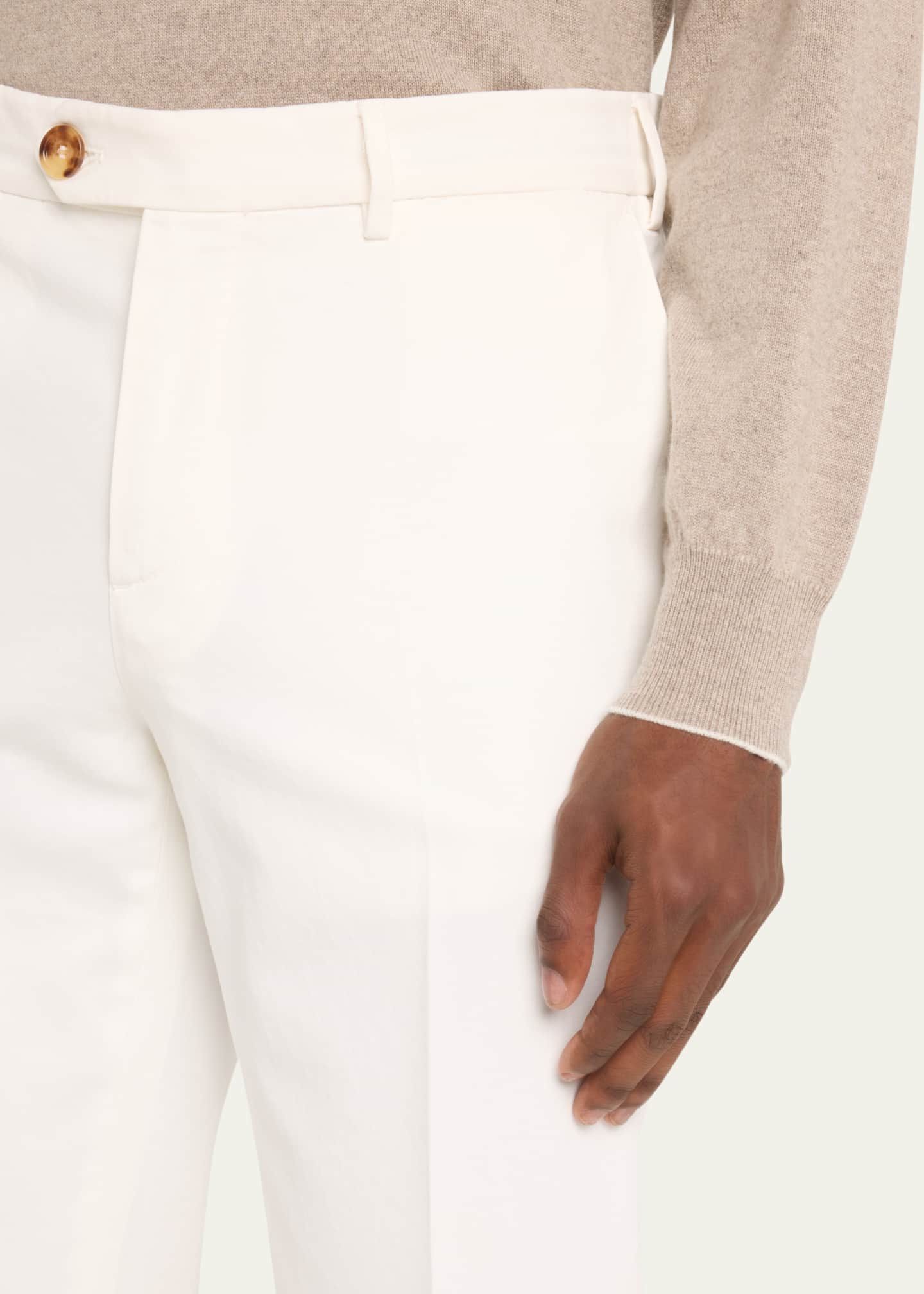 Brunello Cucinelli Men's Straight Leg Italian Fit Pants Image 5 of 5