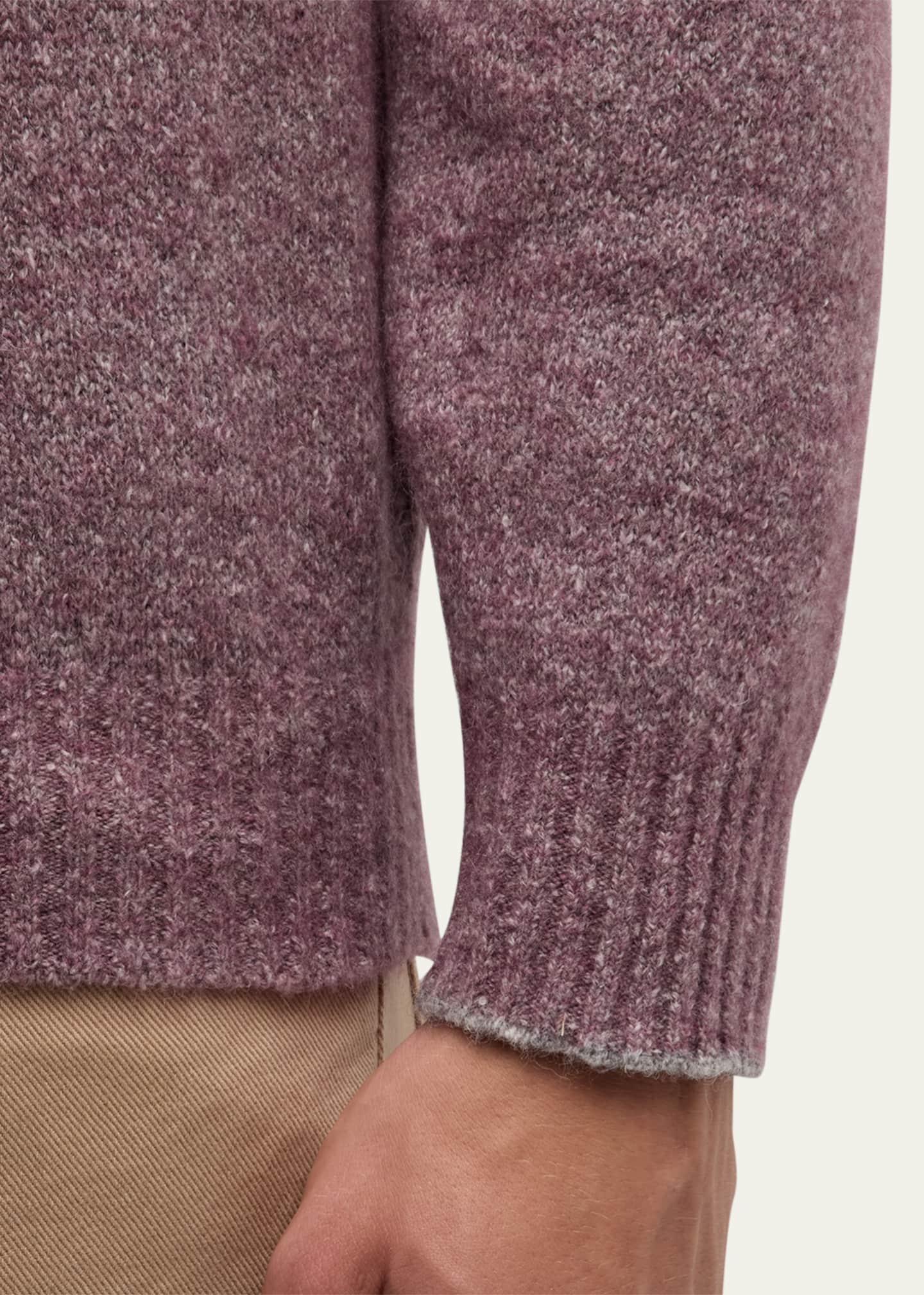 Brunello Cucinelli Men's Cotton Ribbed Sweatshirt Image 5 of 5
