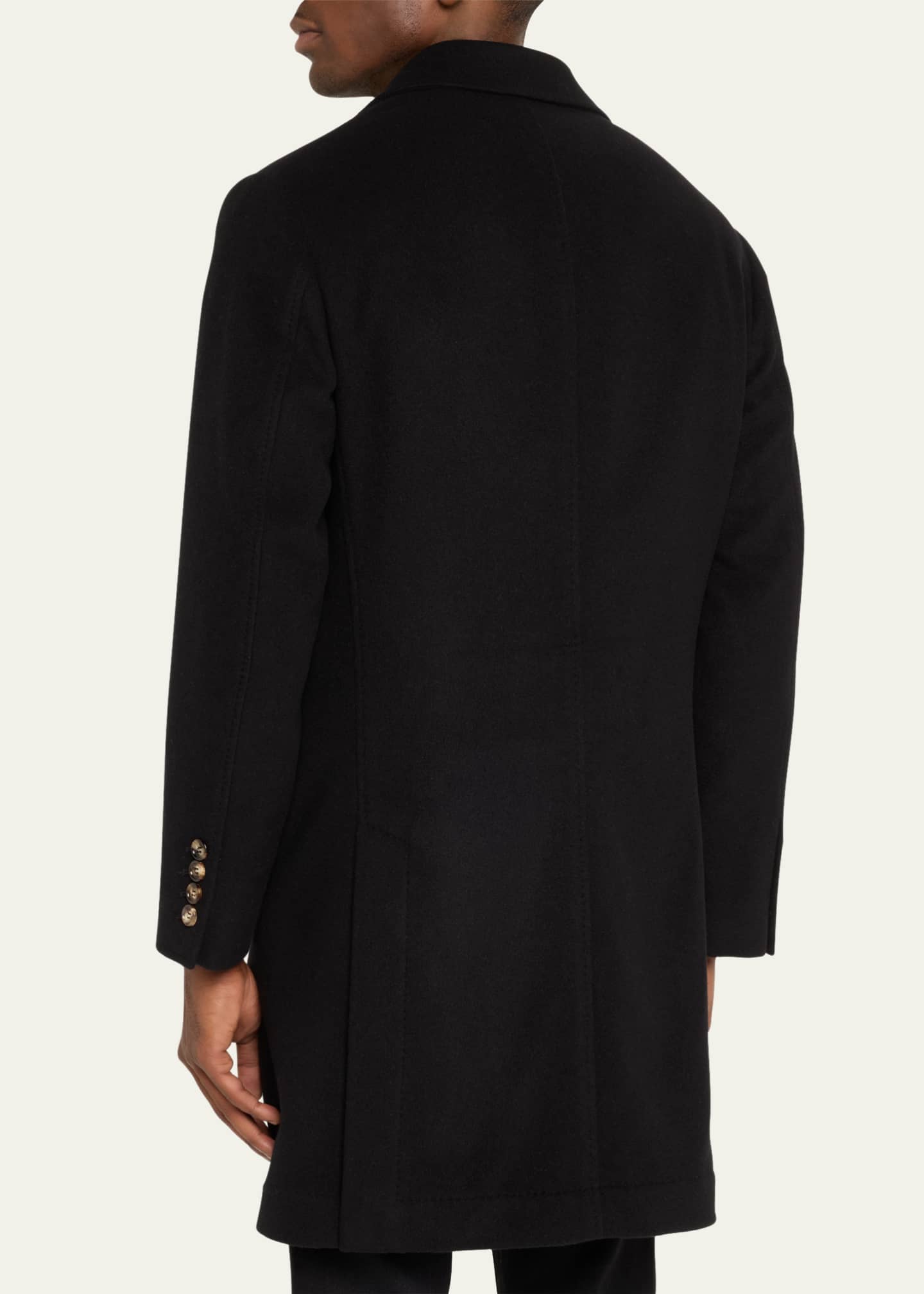 Brunello Cucinelli Men's Cashmere Topcoat Image 3 of 5