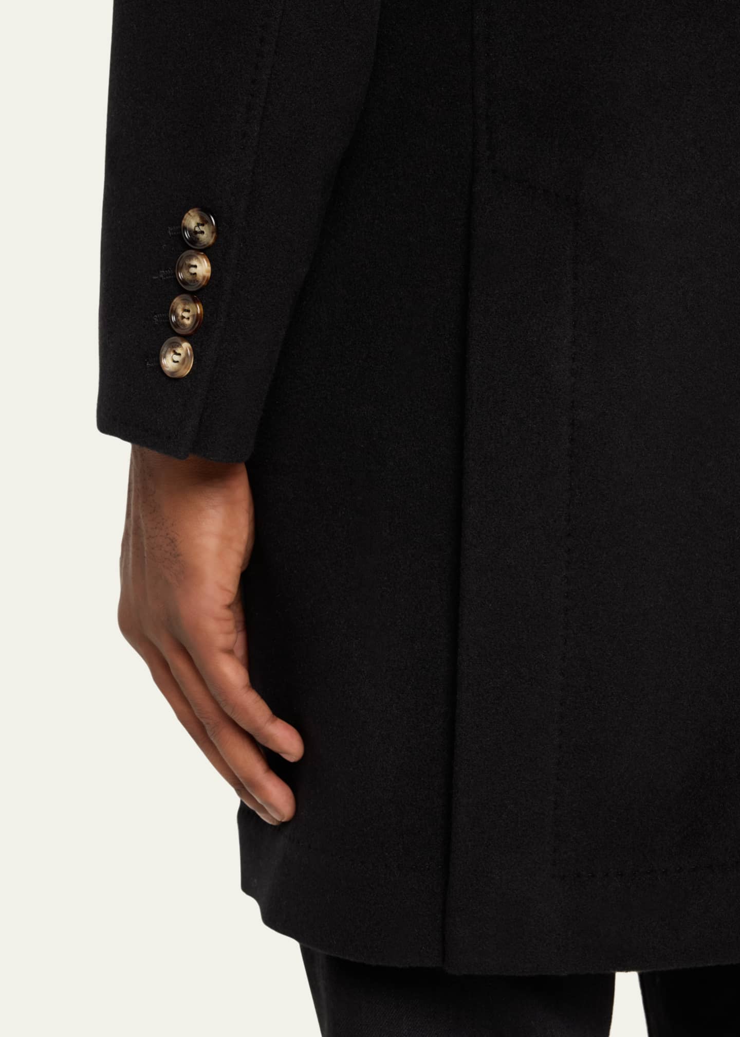 Brunello Cucinelli Men's Cashmere Topcoat Image 5 of 5