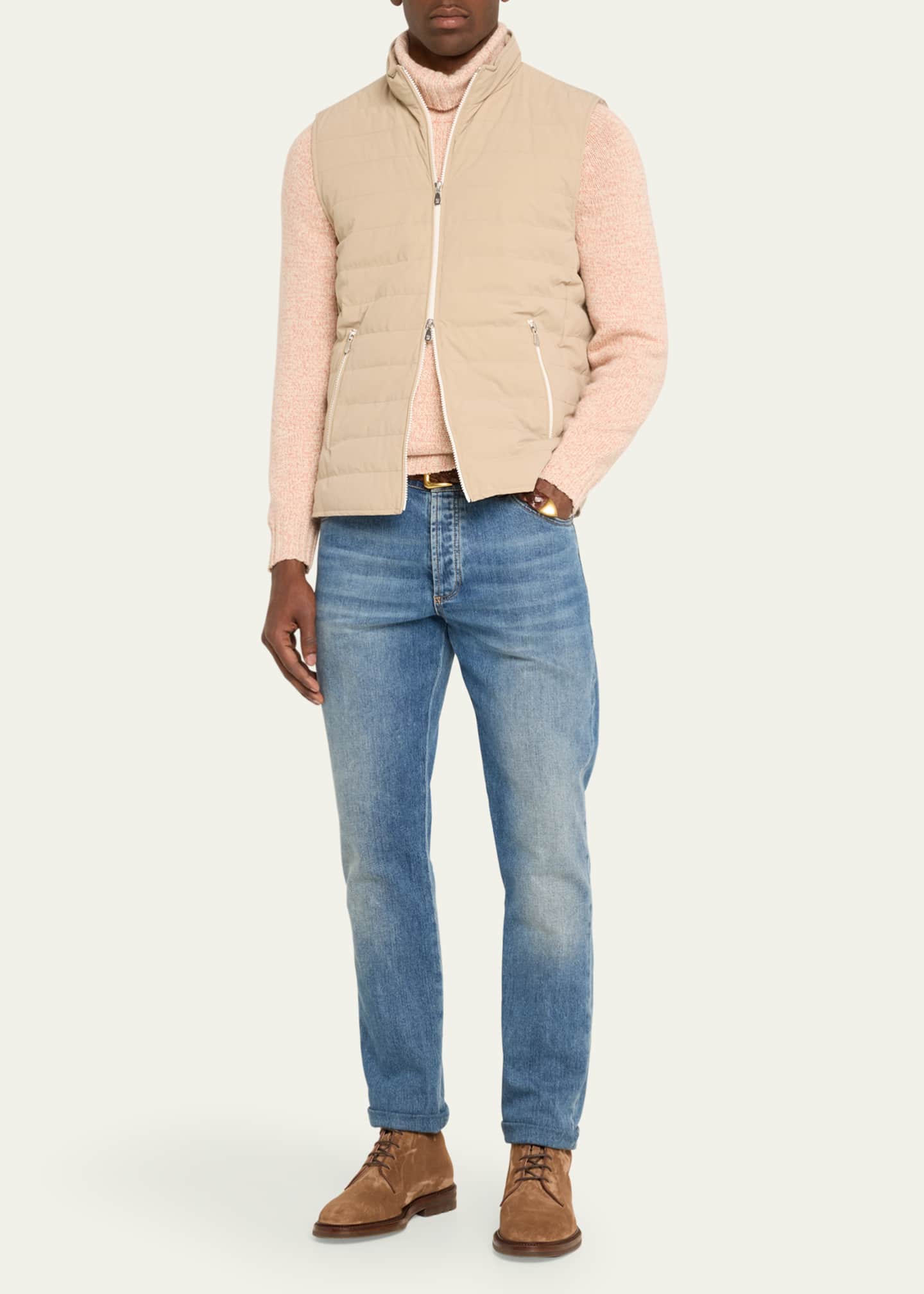 Brunello Cucinelli Men's Puffer Vest Image 2 of 5