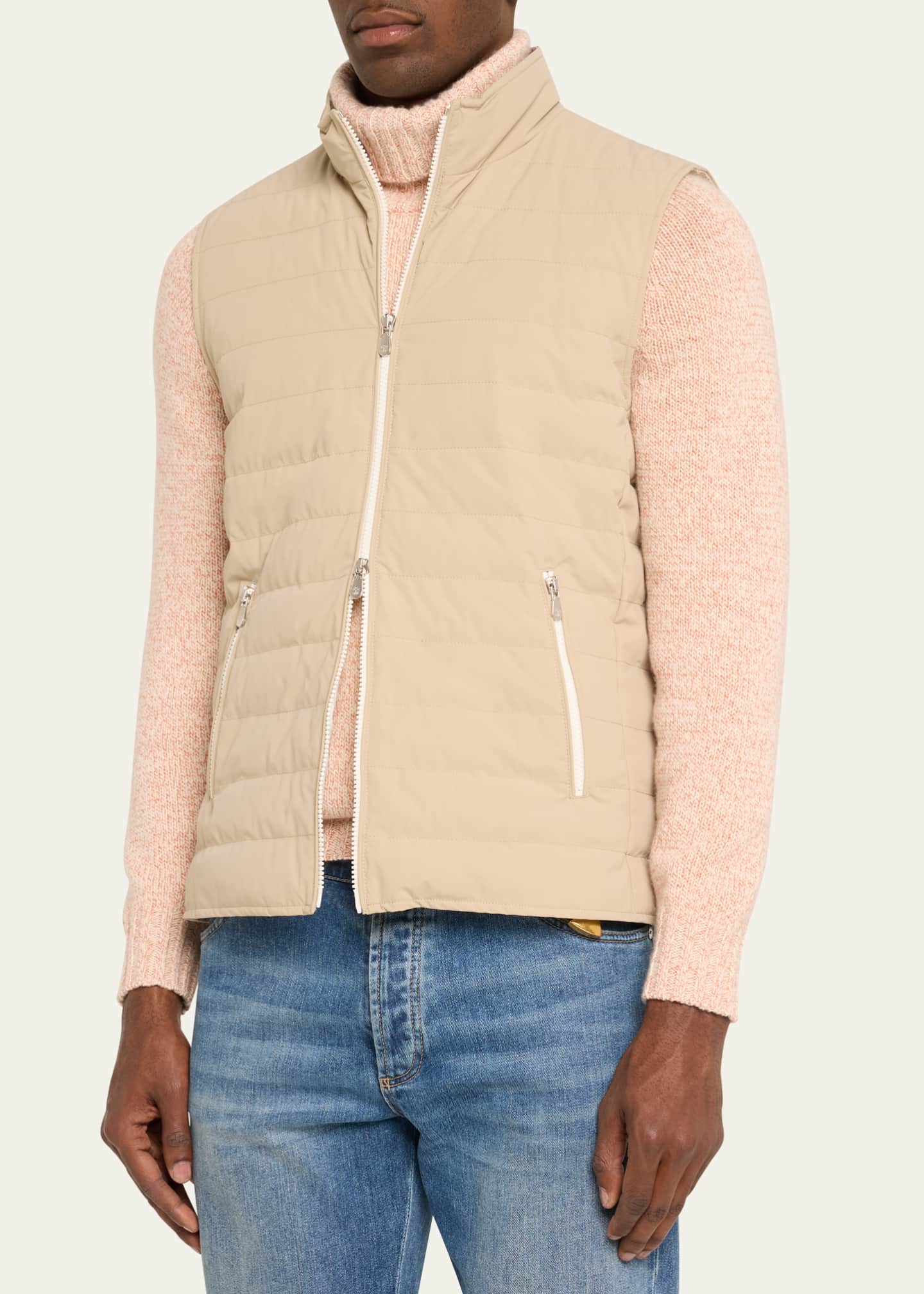 Brunello Cucinelli Men's Puffer Vest Image 4 of 5