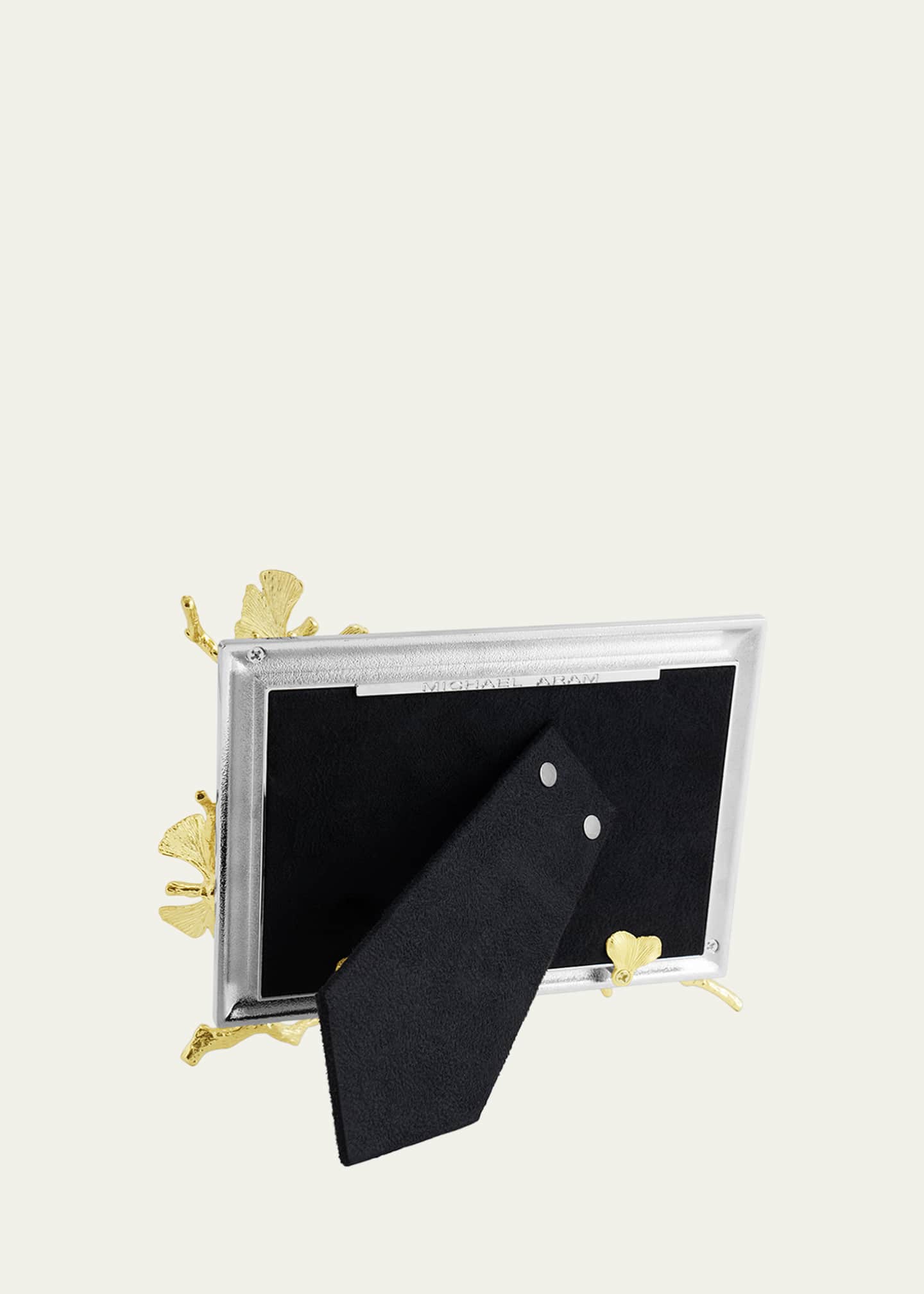 Michael Aram Butterfly Ginkgo White and Gold Frame, 4" x 6" Image 5 of 6