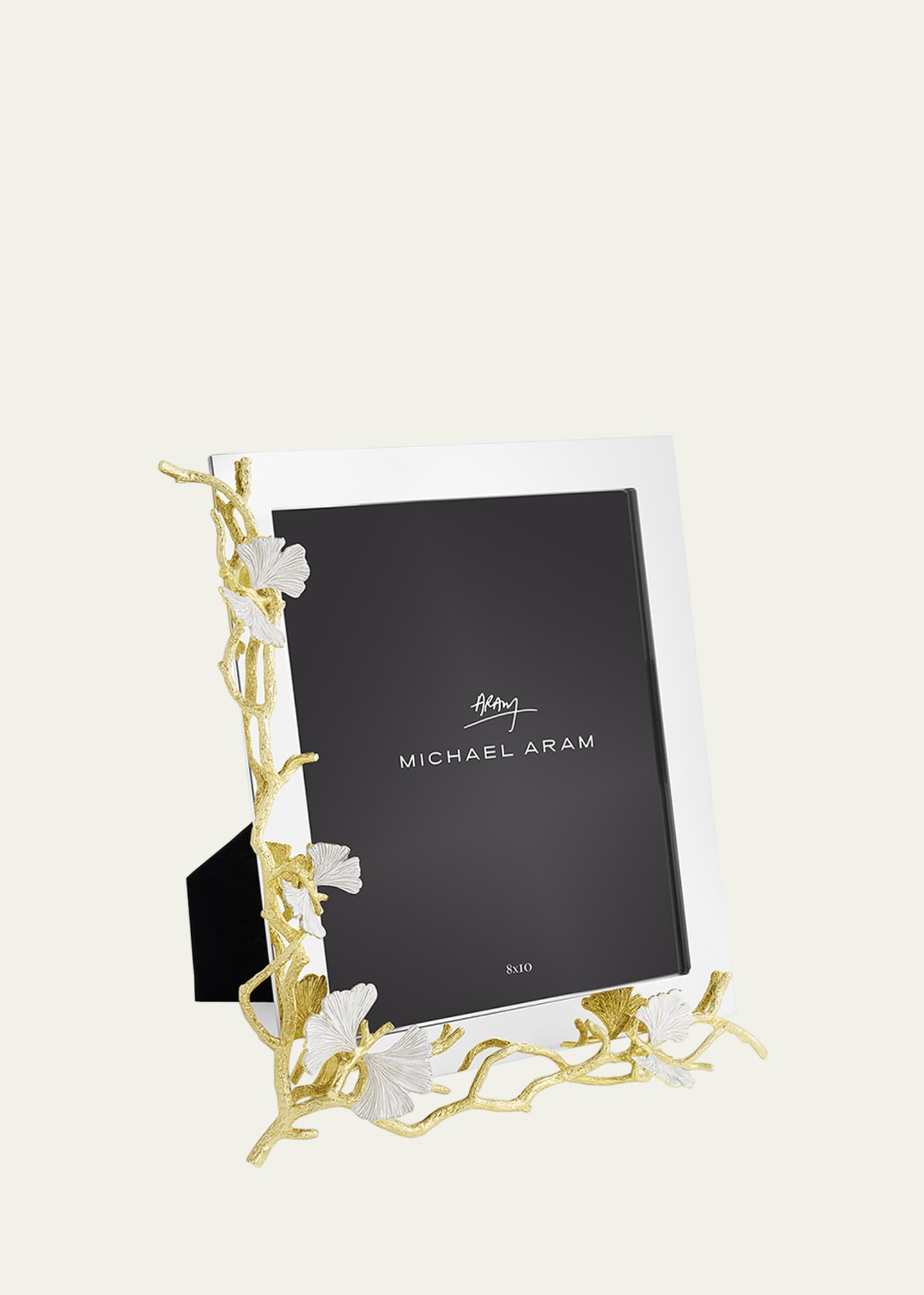 Michael Aram Butterfly Ginkgo White and Gold Frame, 8" x 10" Image 3 of 6