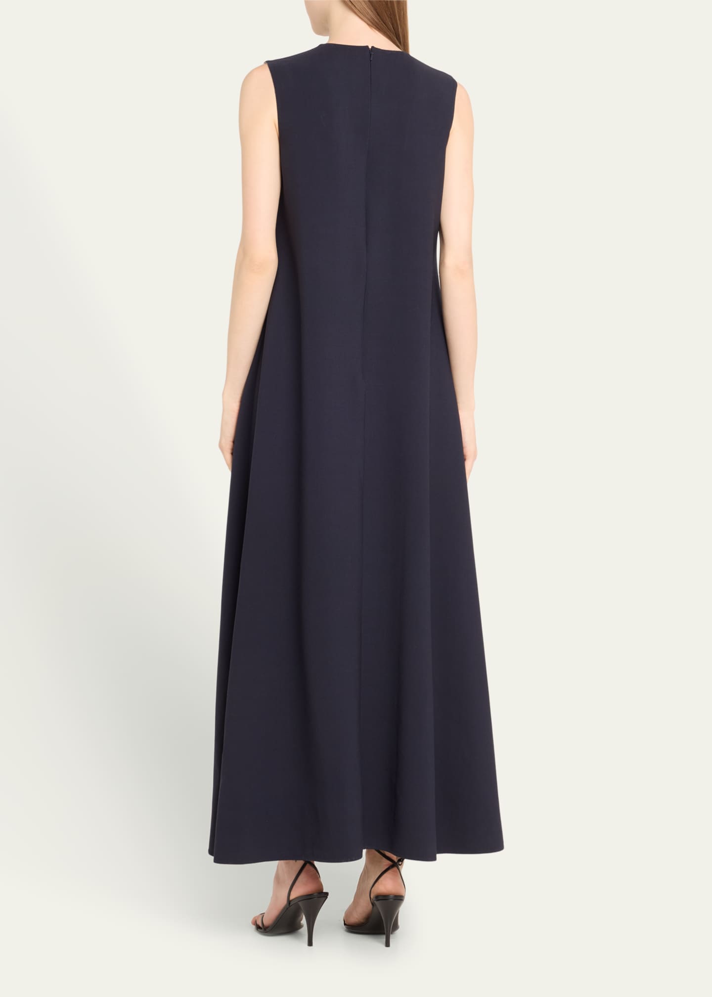 Oscar de la Renta Marbled Tulip Stretch-Wool Dress Image 3 of 5