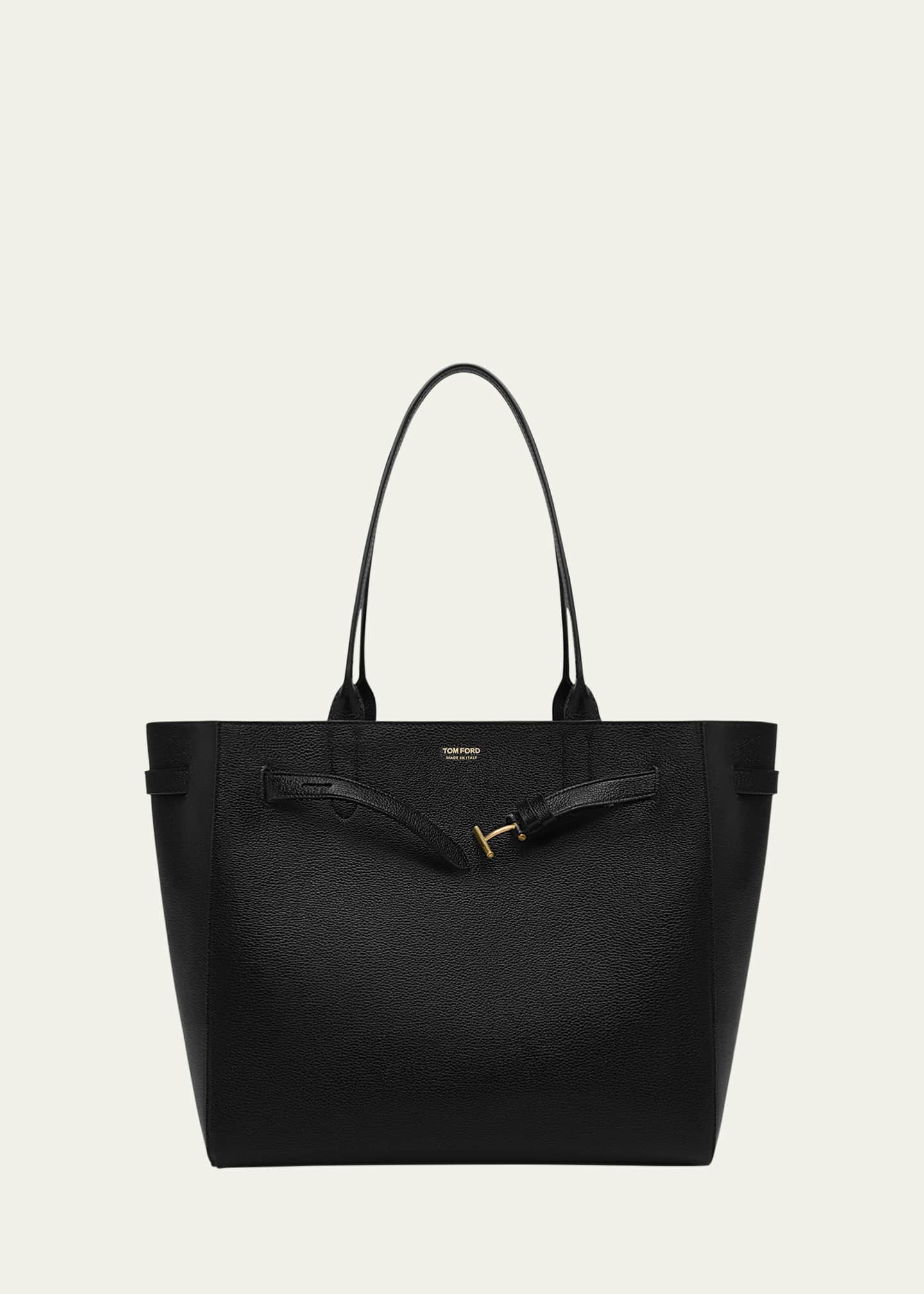 TOM FORD Audrey Large Tote Bag in Grain Leather