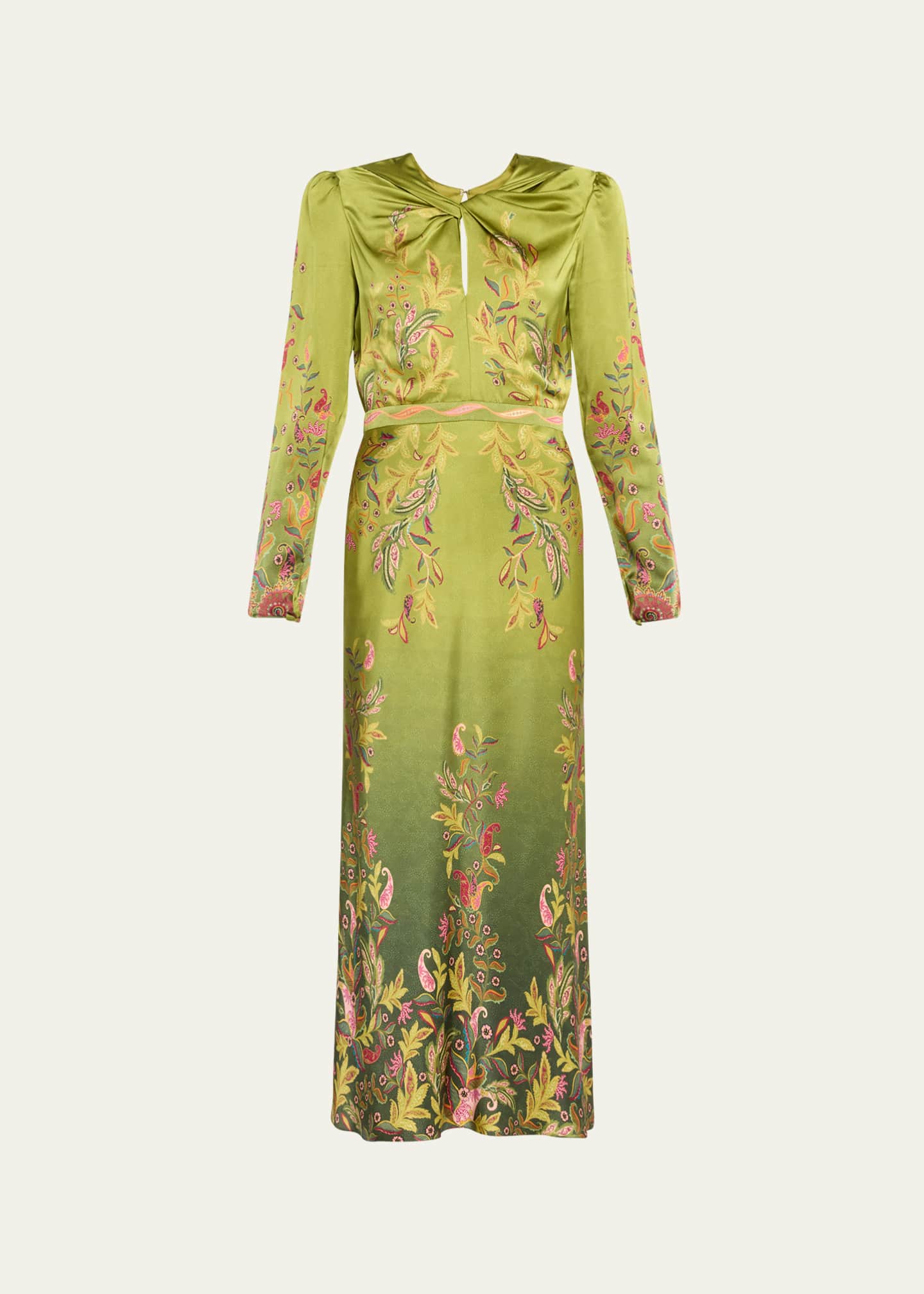 Fluted midi dress cheap