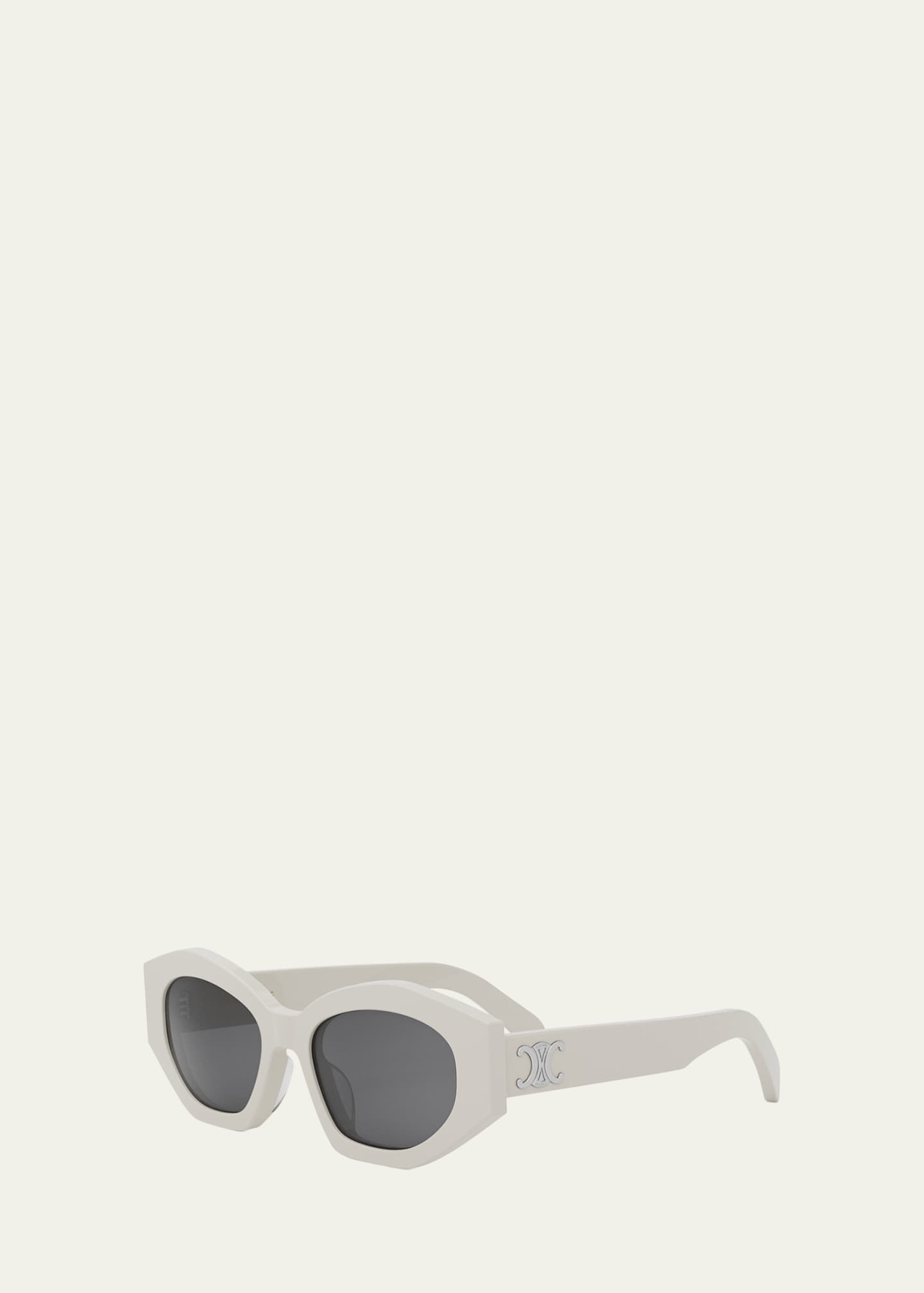 Celine Triomphe Acetate Oval Sunglasses Image 2 of 3